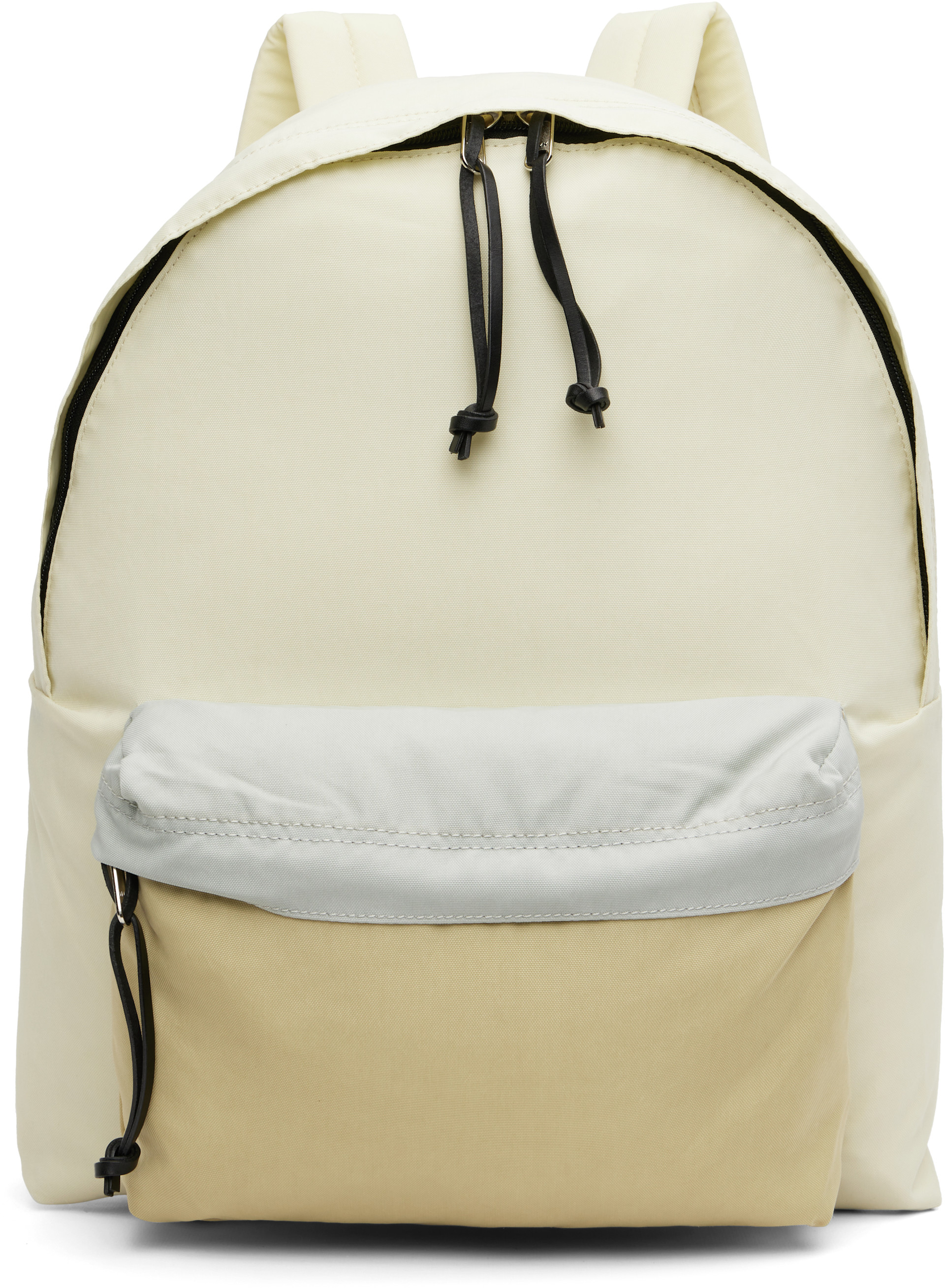 AURALEE - Off-White & Beige AETA Edition Backpack