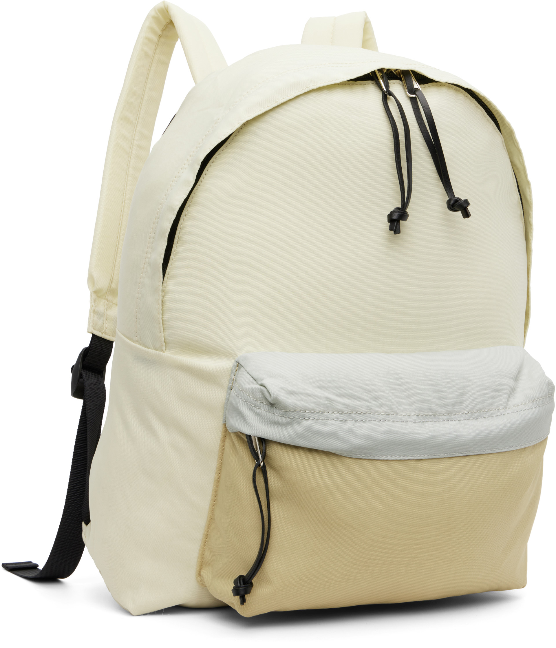 AURALEE - Off-White & Beige AETA Edition Backpack
