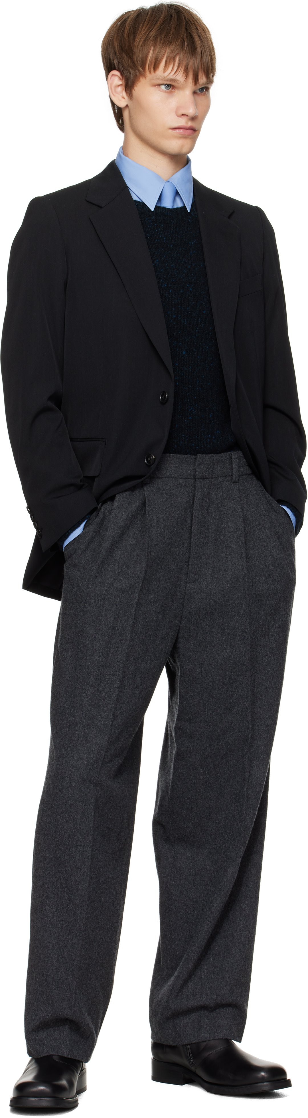 オーラリー　25AW LIGHT WOOL テーラードJACKET AURALEE: ブラック Light Wool Max Gabardine テーラードジャケット