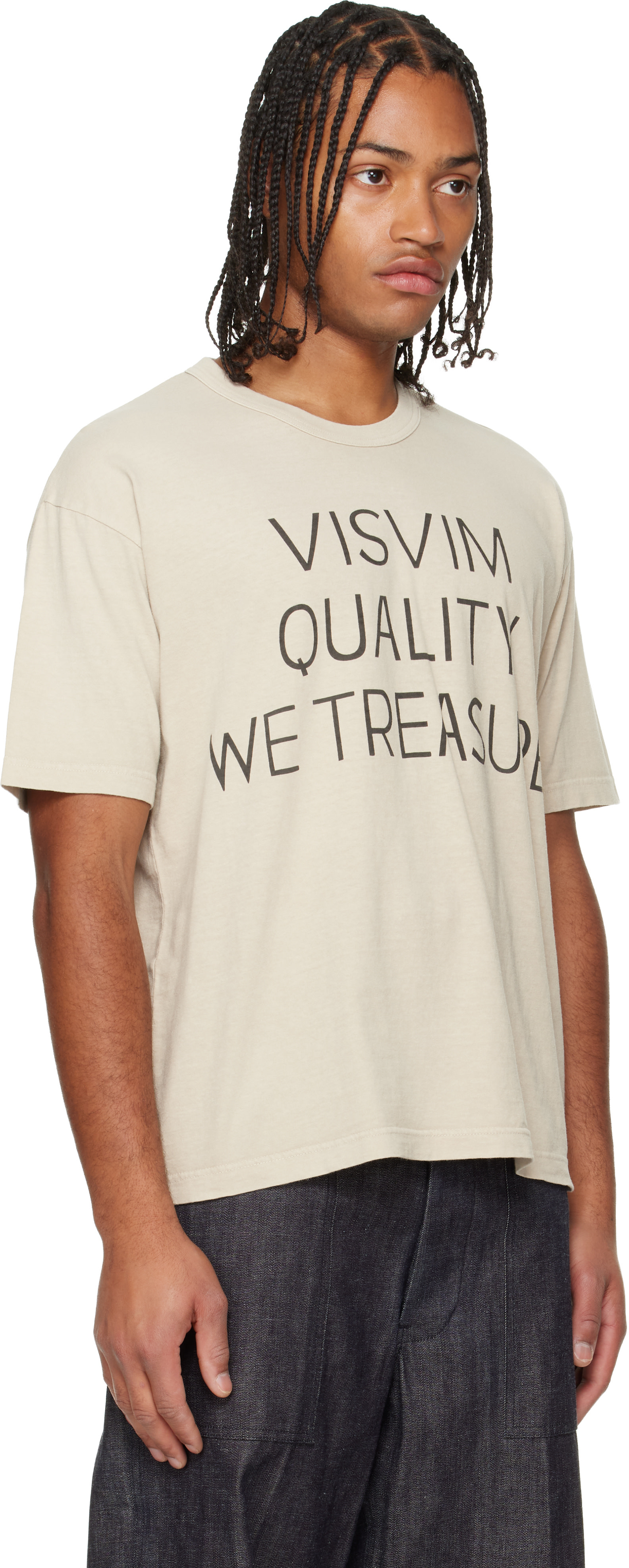 visvim - ベージュ Jumbo S/S DMGD Tシャツ