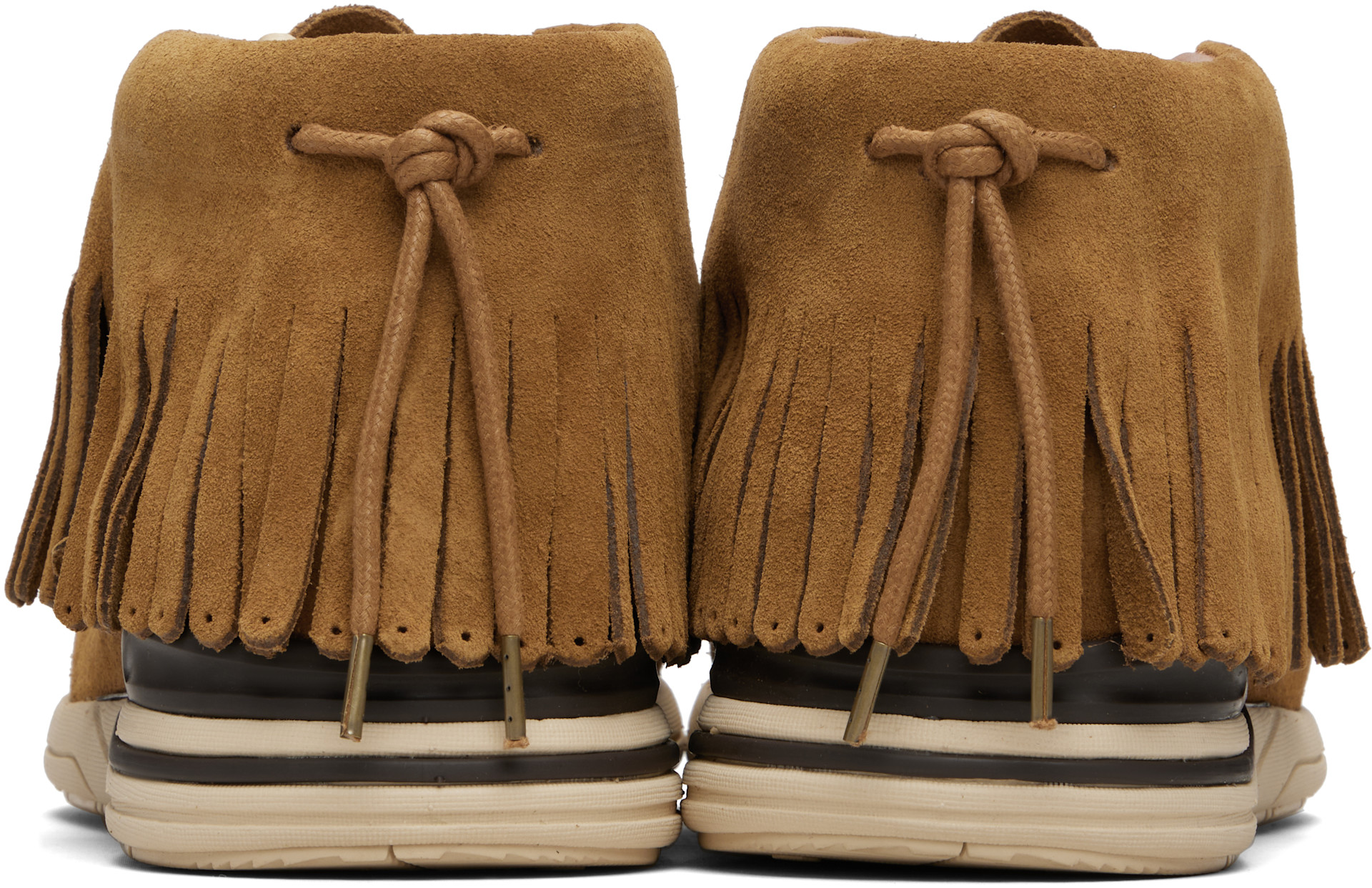 visvim: Tan FBT Folk Sneakers | SSENSE Japan