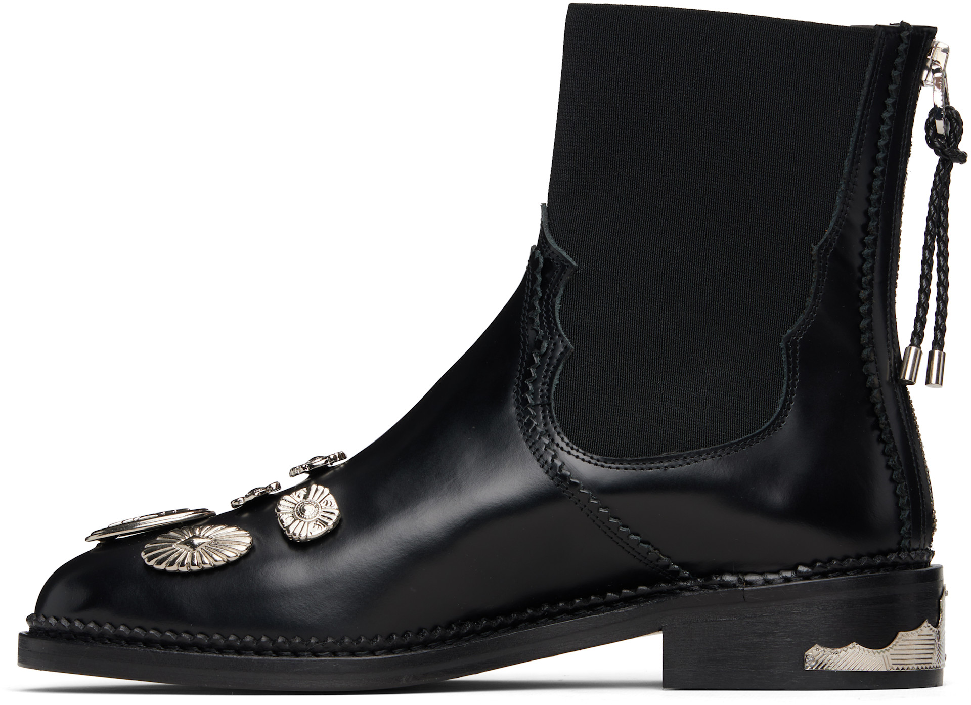 Toga Pulla: Black Polido Boots | SSENSE