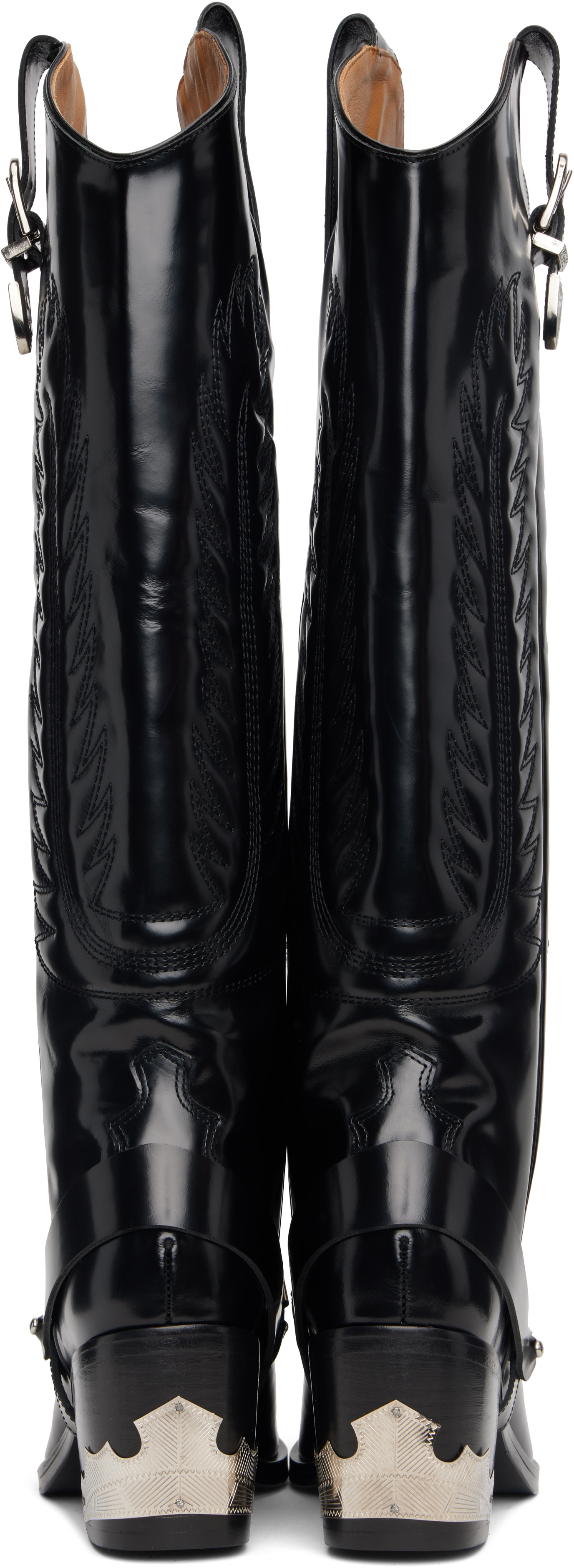 Toga Pulla - Bottes hautes noires en cuir