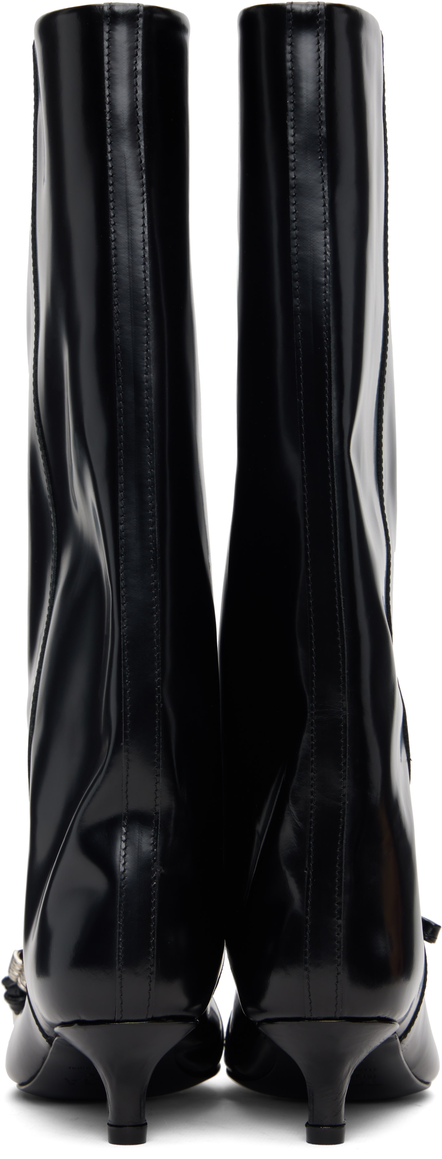 Toga Pulla - Bottes hautes noires en cuir