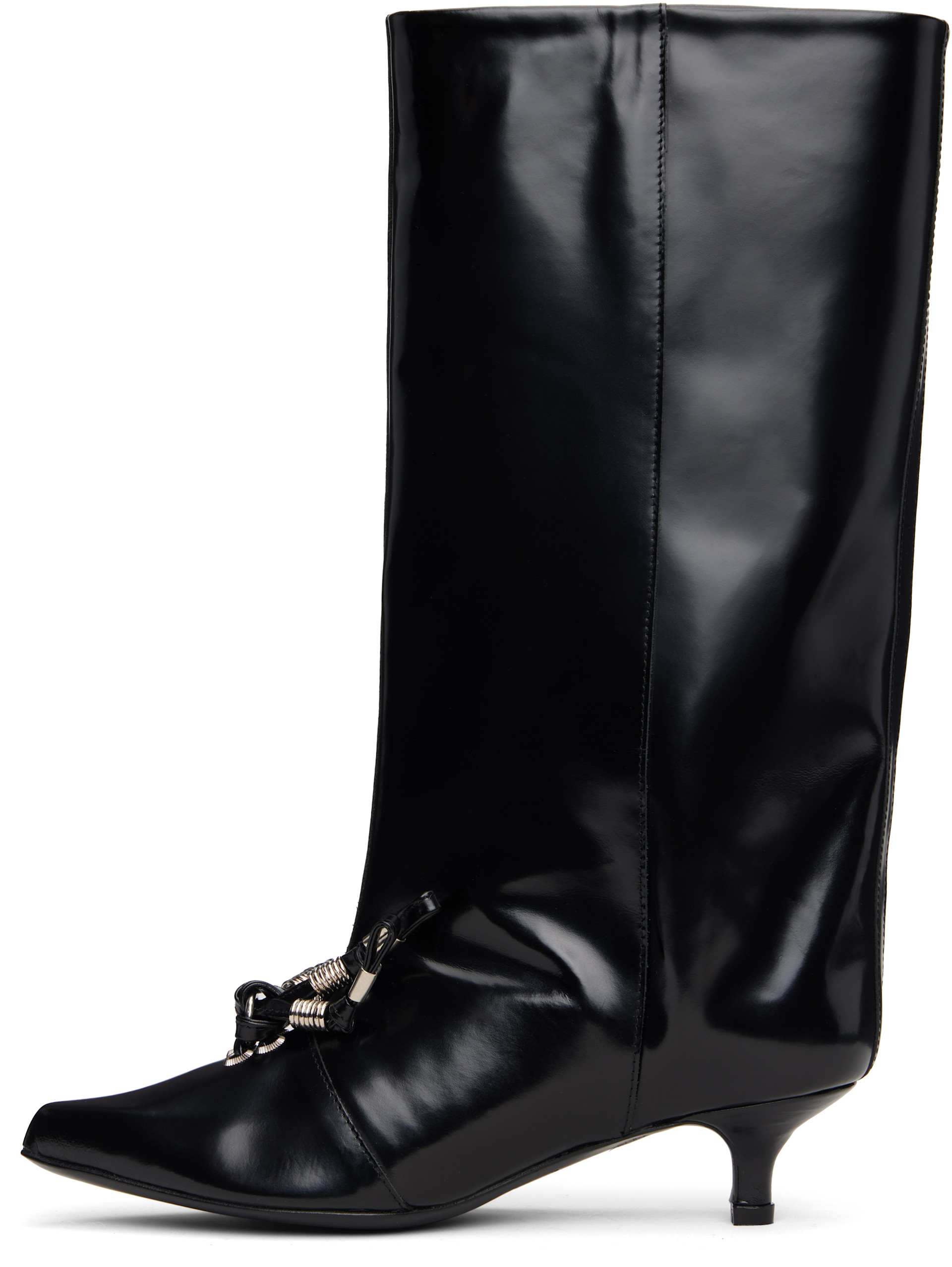Toga Pulla - Bottes hautes noires en cuir