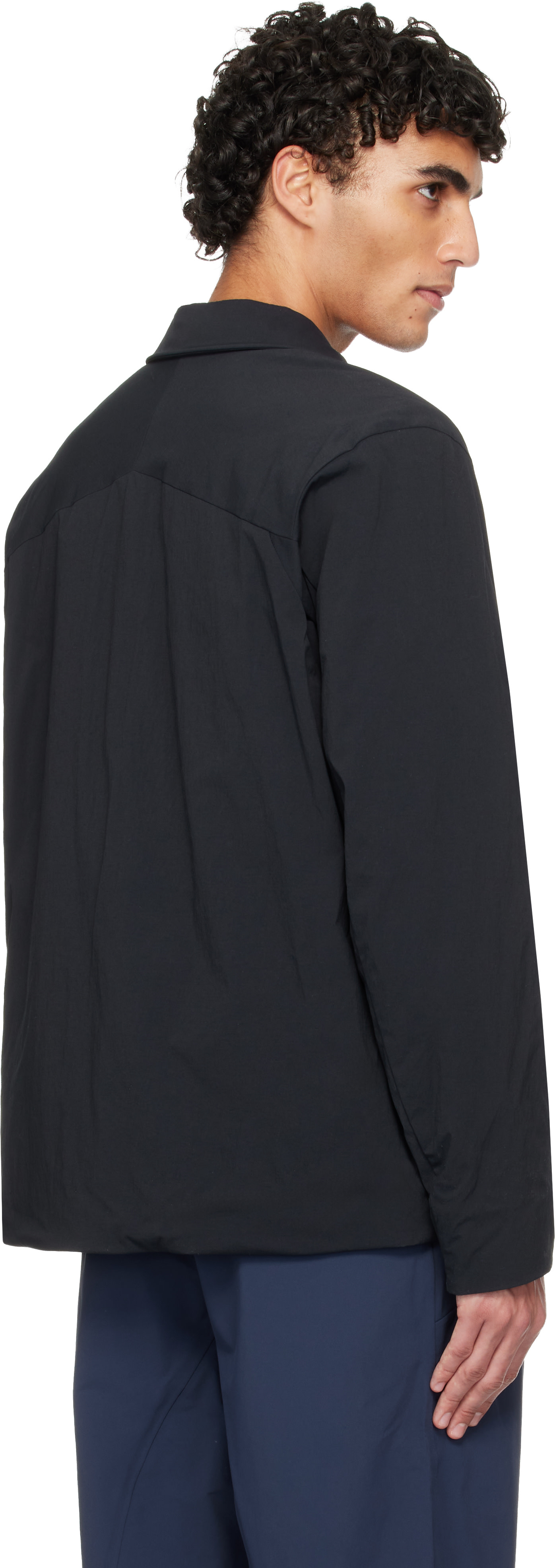 Veilance: Black Mionn Insulated Overshirt | SSENSE Thailand