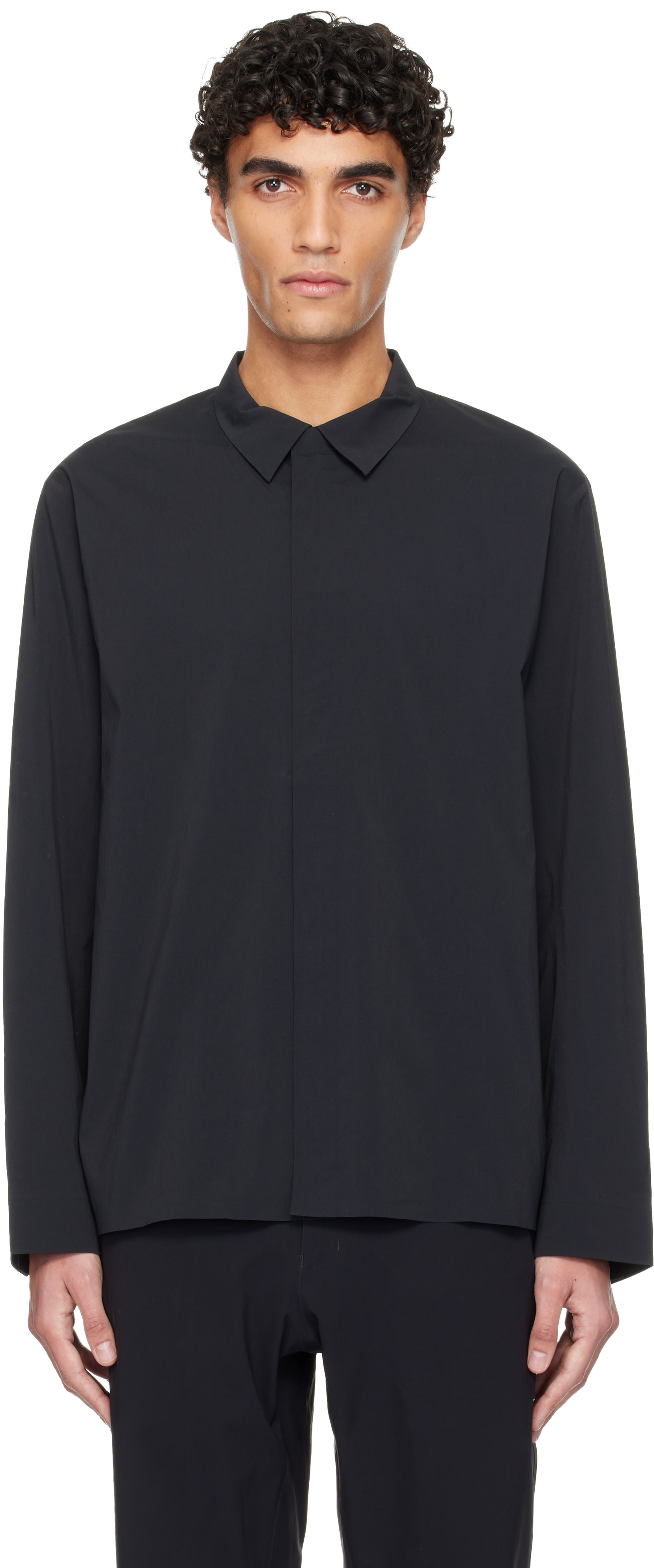 Veilance - Chemise Metry noire