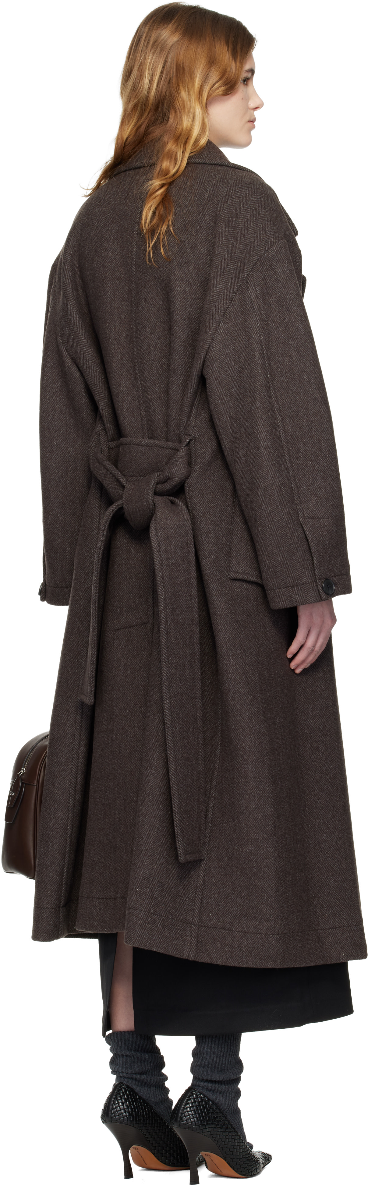 mfpen: Brown Auditor Coat | SSENSE