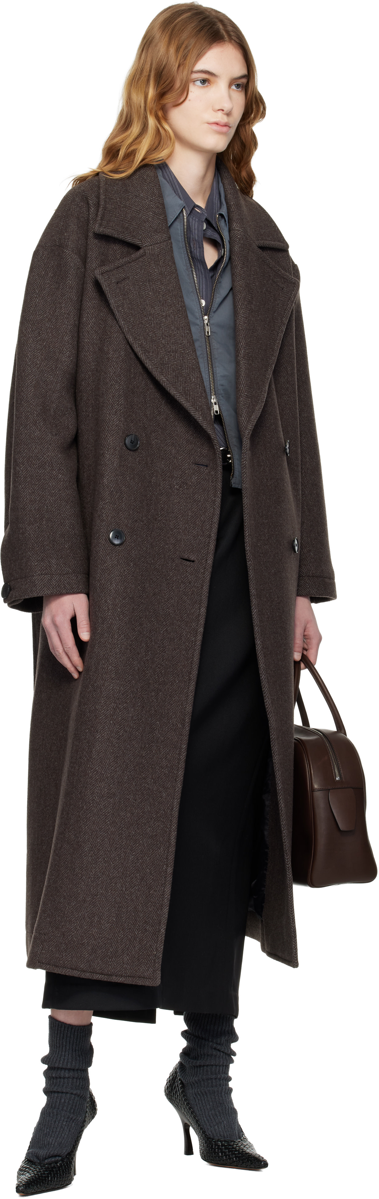 mfpen - Manteau Auditor brun