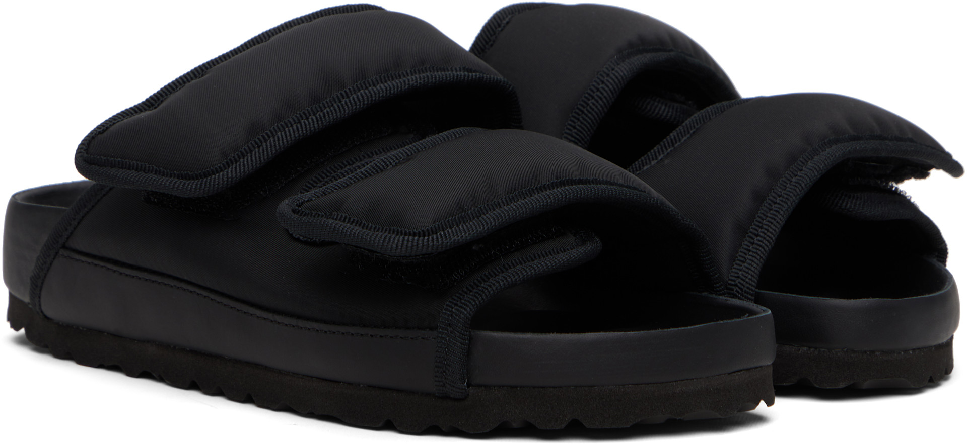 Birkenstock: ブラック 1774 Arizona Cosny ナロー サンダル | SSENSE 日本