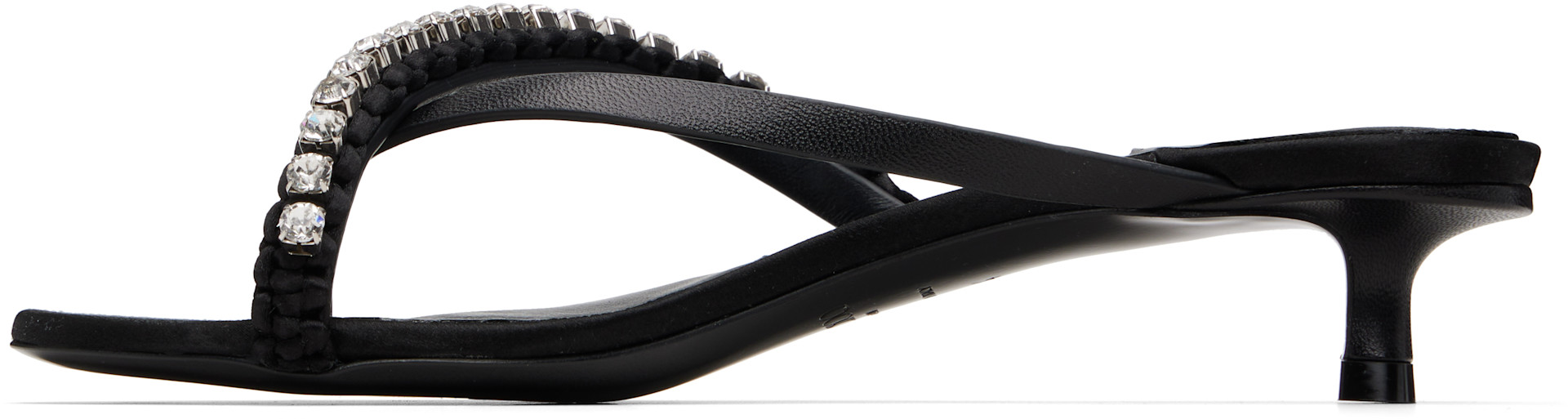 Jimmy Choo: Black Dila 35 Heeled Sandals | SSENSE