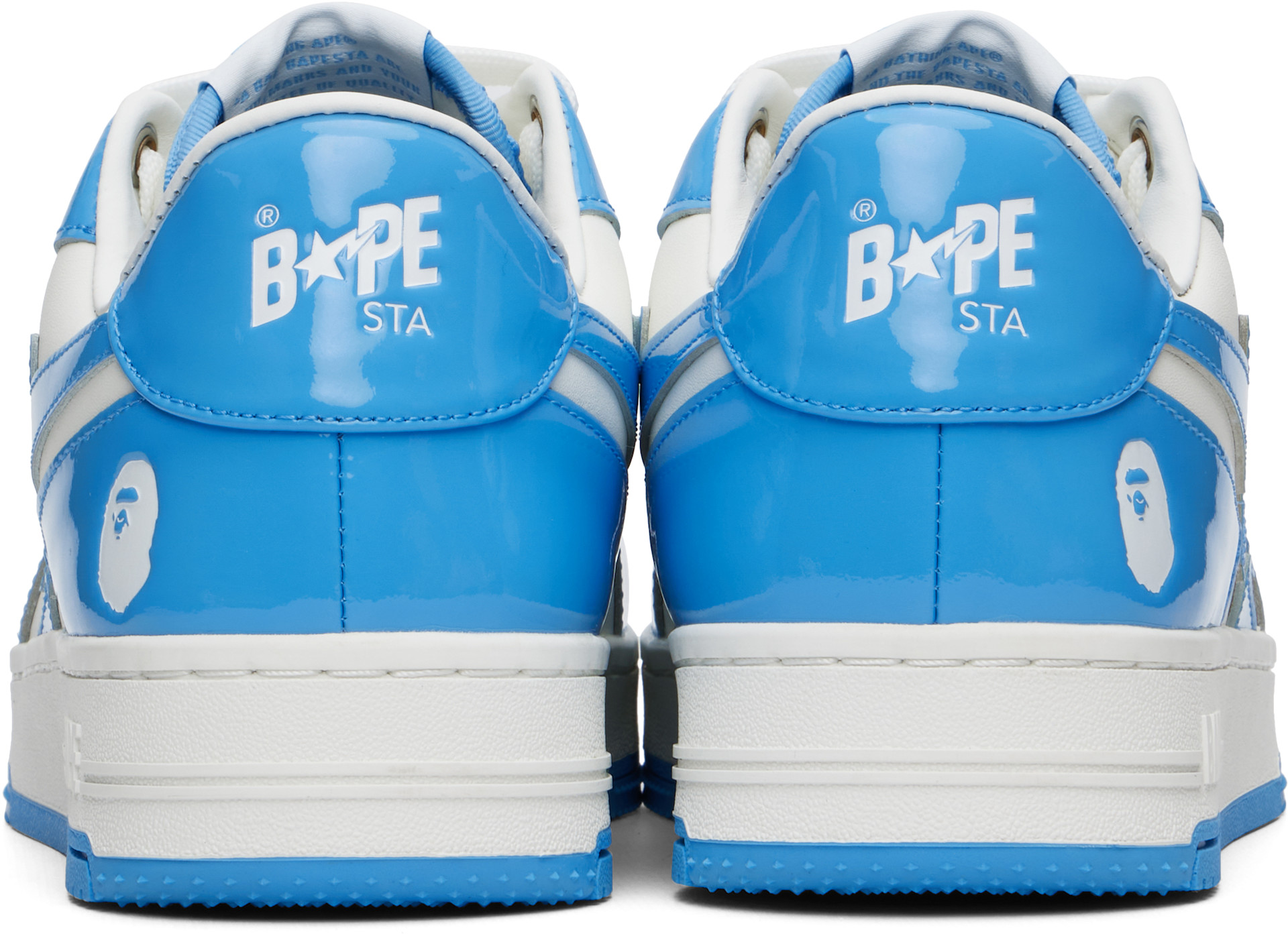 BAPE: Blue BAPE STA Icon #1 Sneakers | SSENSE Japan display picture 1