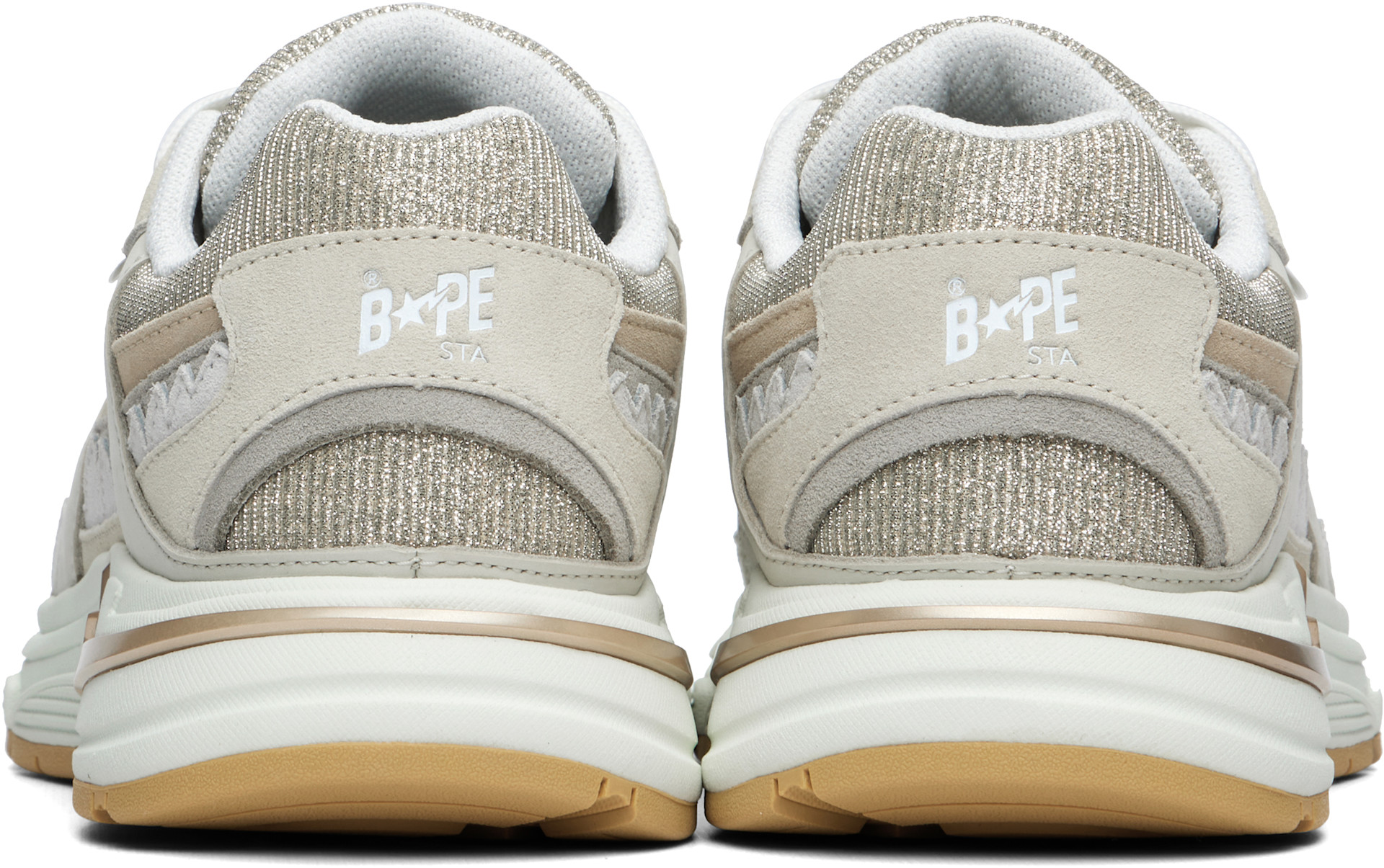 BAPE: Off-White BAPE Shark STA #1 Sneakers | SSENSE Canada