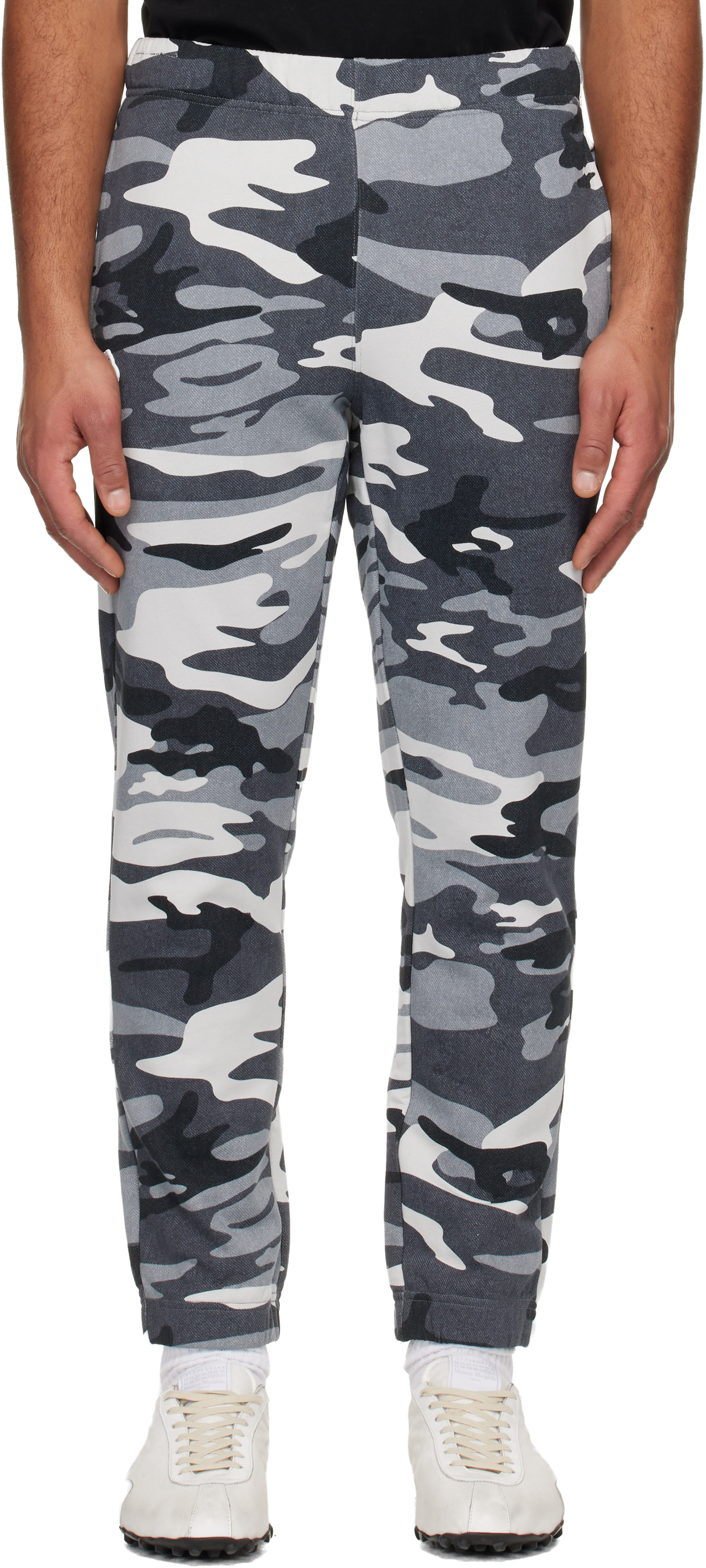 AAPE by A Bathing Ape - Gray Logo Patch Sweatpants