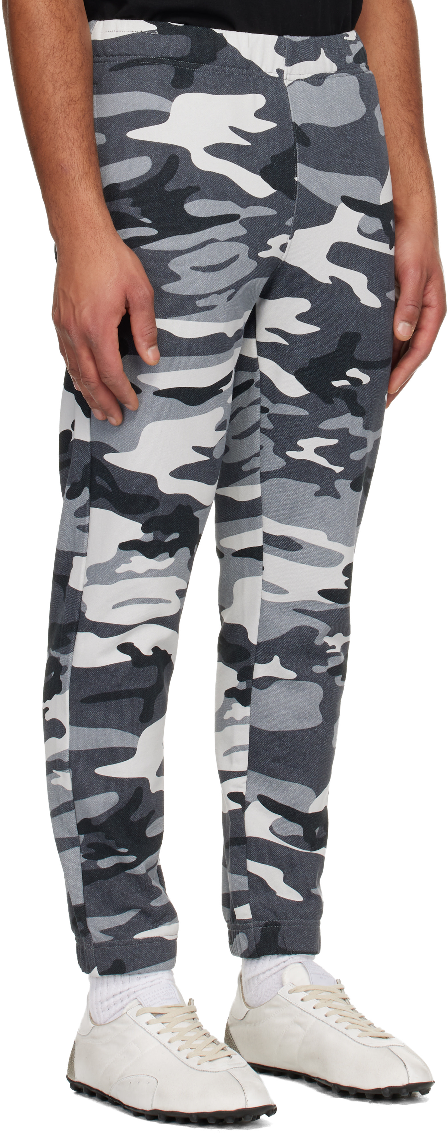 AAPE by A Bathing Ape - Gray Logo Patch Sweatpants