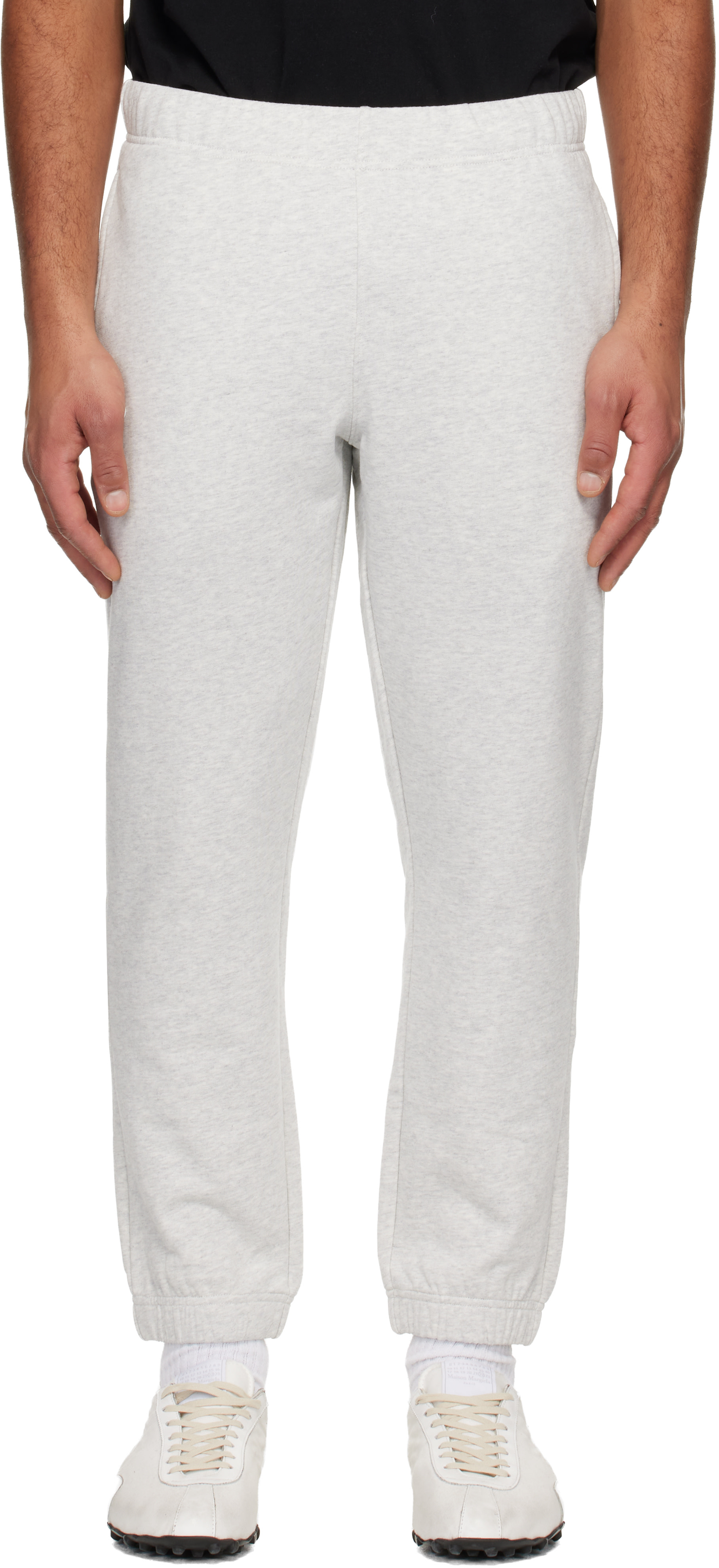AAPE by A Bathing Ape - Gray Logo Patch Sweatpants