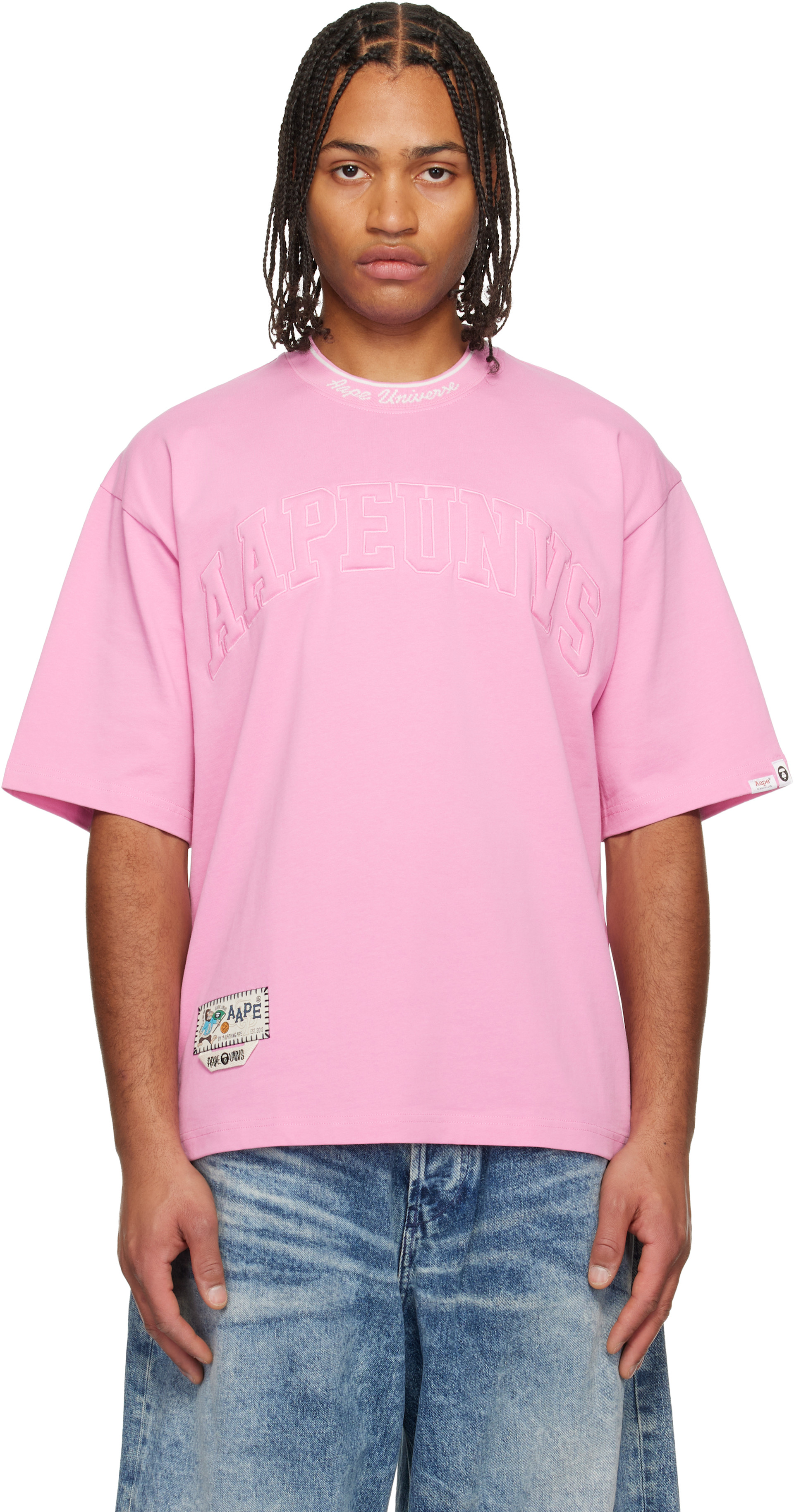 AAPE by A Bathing Ape: Pink 