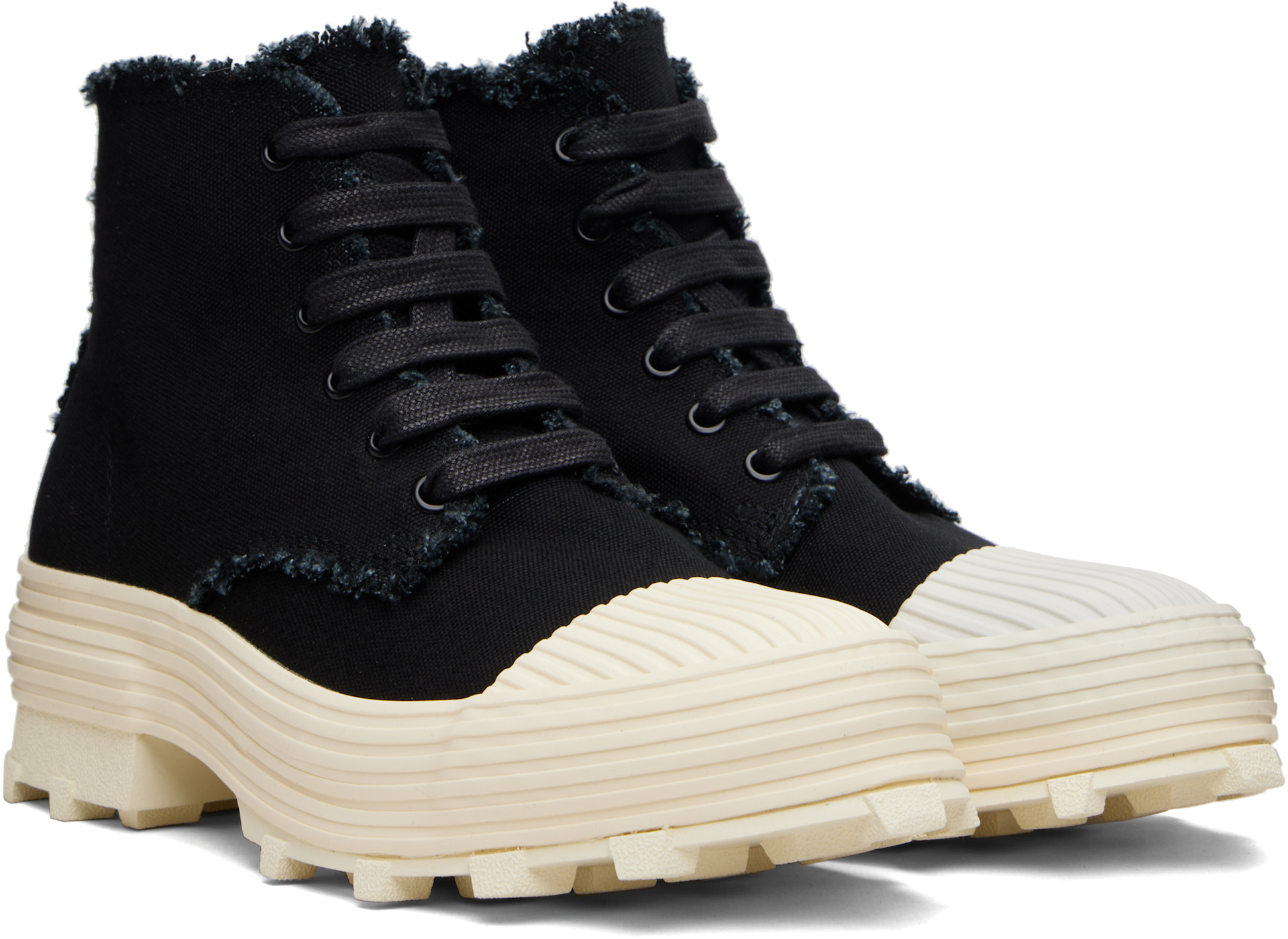 CAMPERLAB: Black Traktori Sneakers | SSENSE
