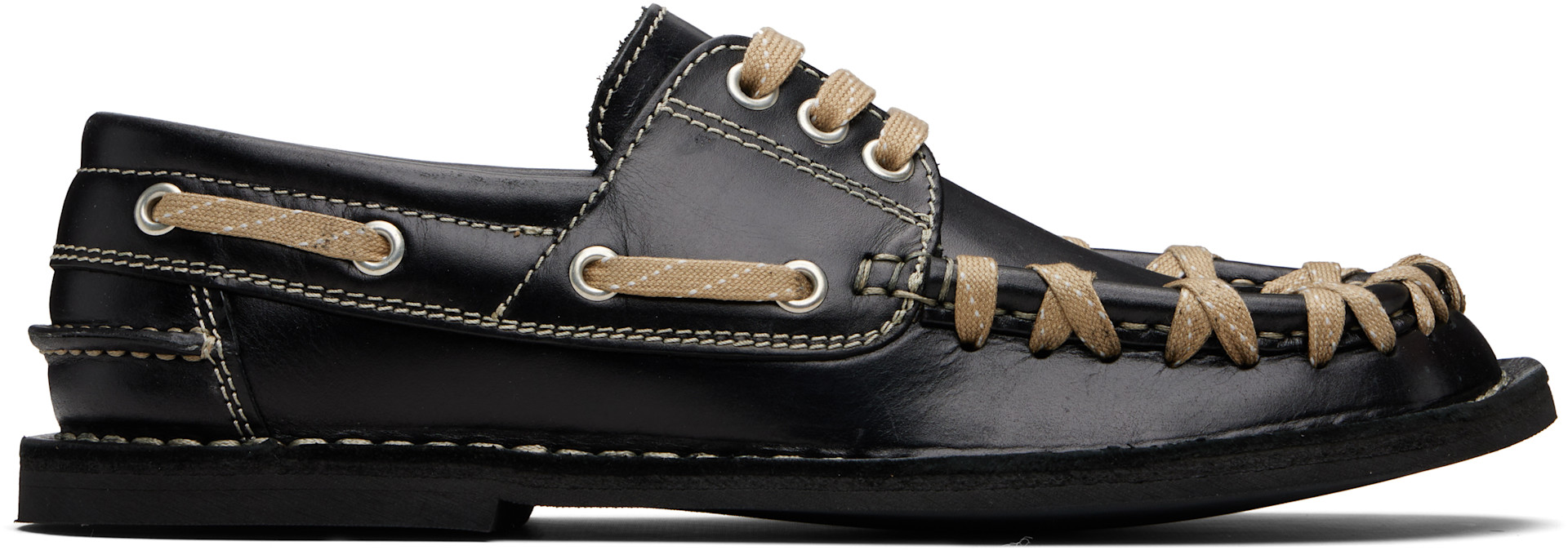 CAMPERLAB - Chaussures bateau Eki noires