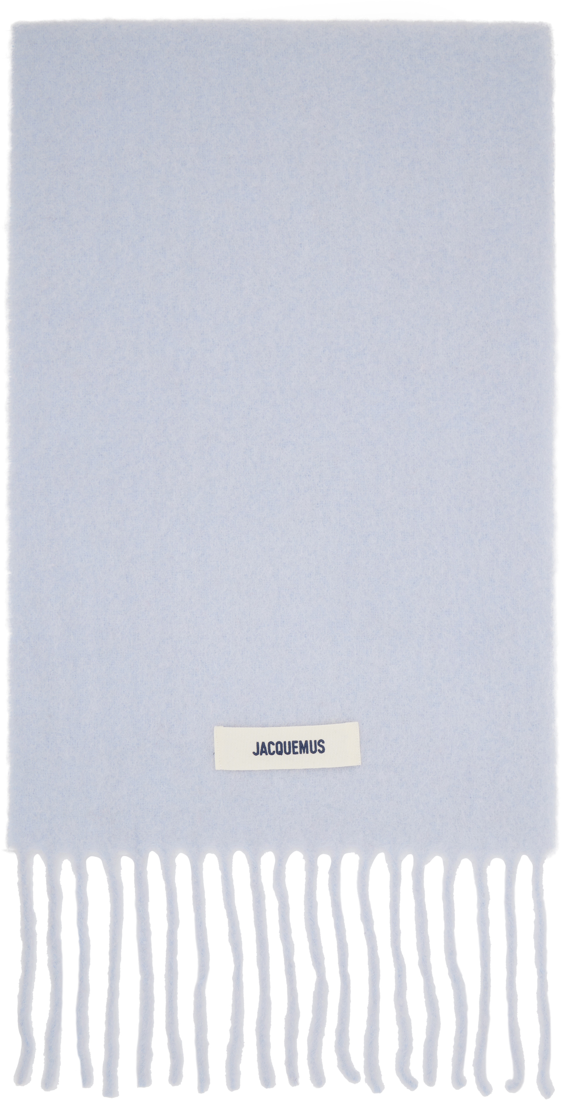 JACQUEMUS - Écharpe Carro bleue