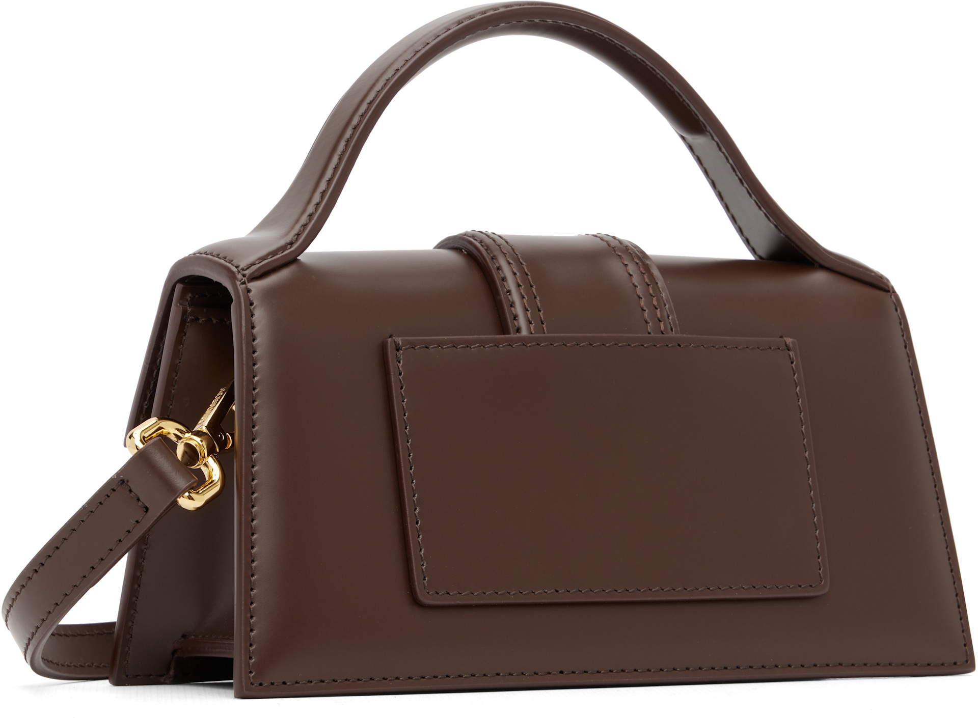 JACQUEMUS: Brown 'The Bambino' Bag | SSENSE Canada