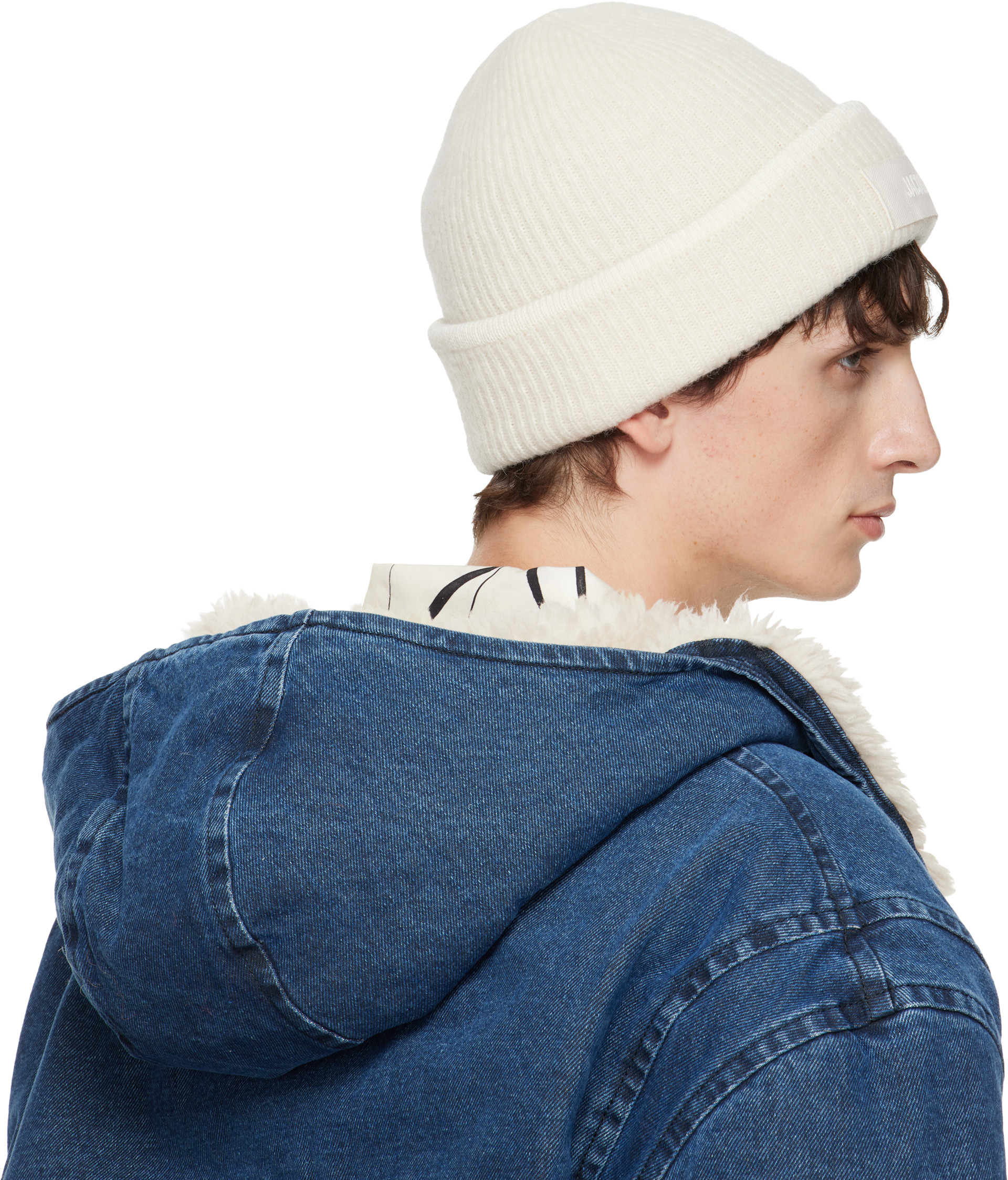 Jacquemus ジャックムス Gros Grain ビーニー オフホワイト The Gros Grain beanie by JACQUEMUS | Official website