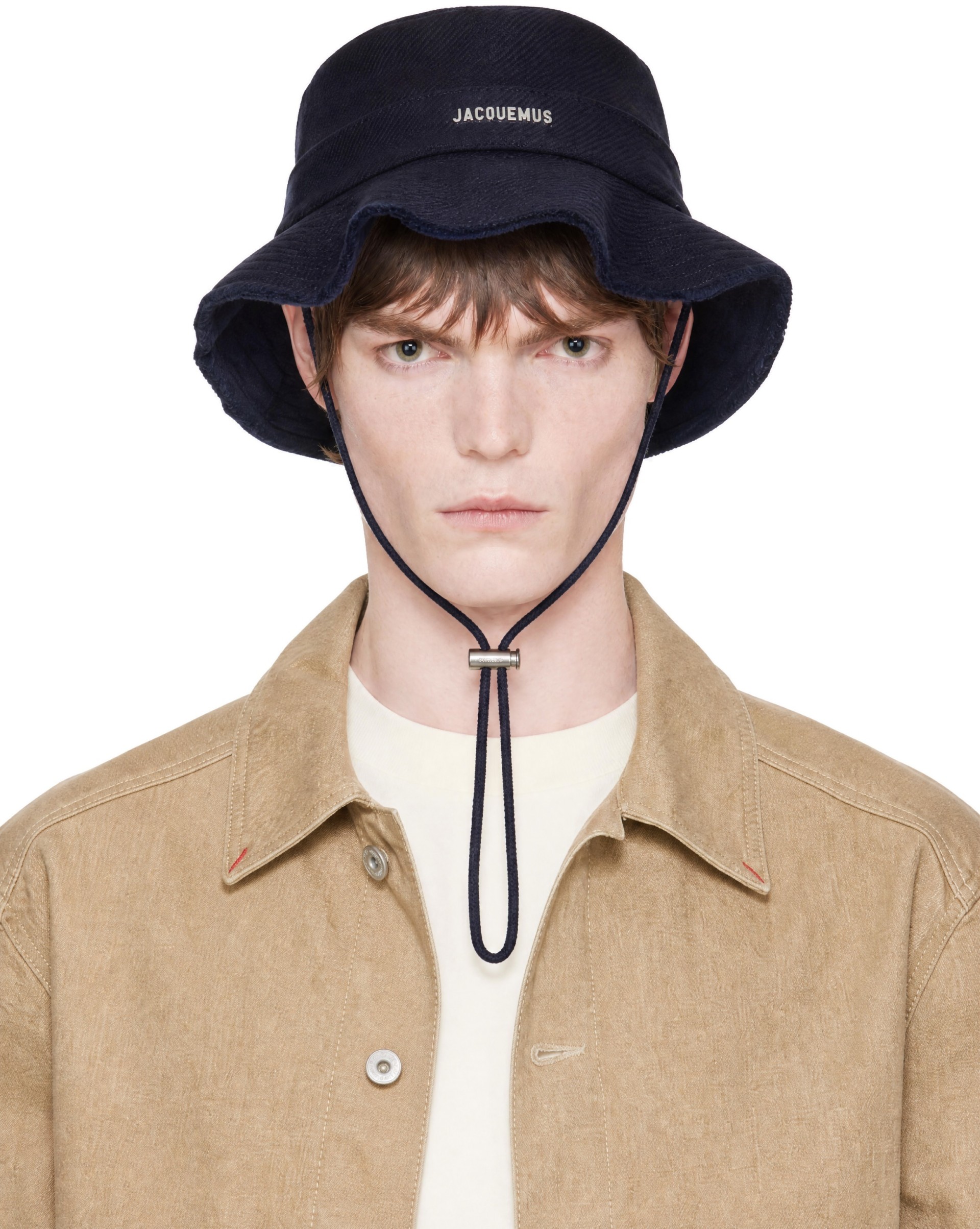 JACQUEMUS: ネイビー 'The Artichaut' バケットハット | SSENSE 日本