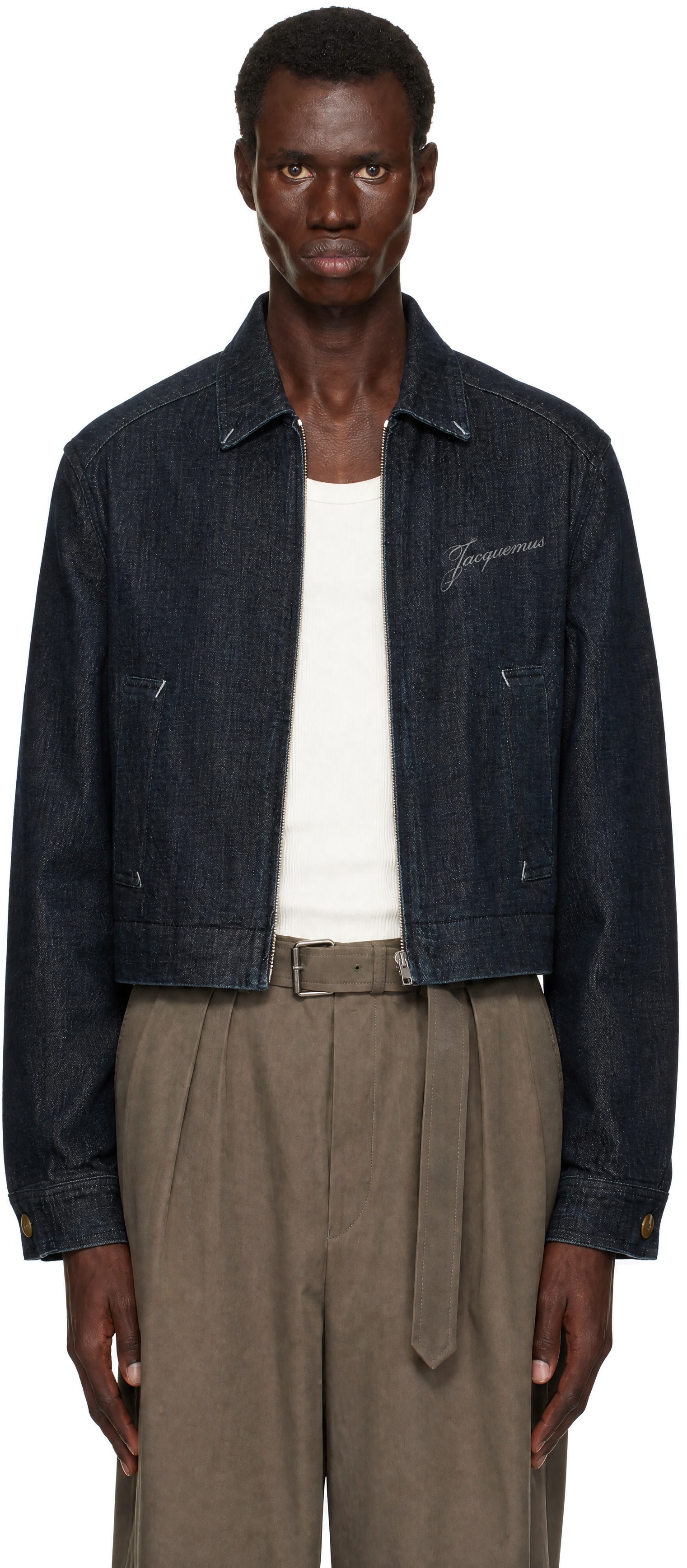 JACQUEMUS - Blue 'The Canevas de-Nîmes' Denim Jacket