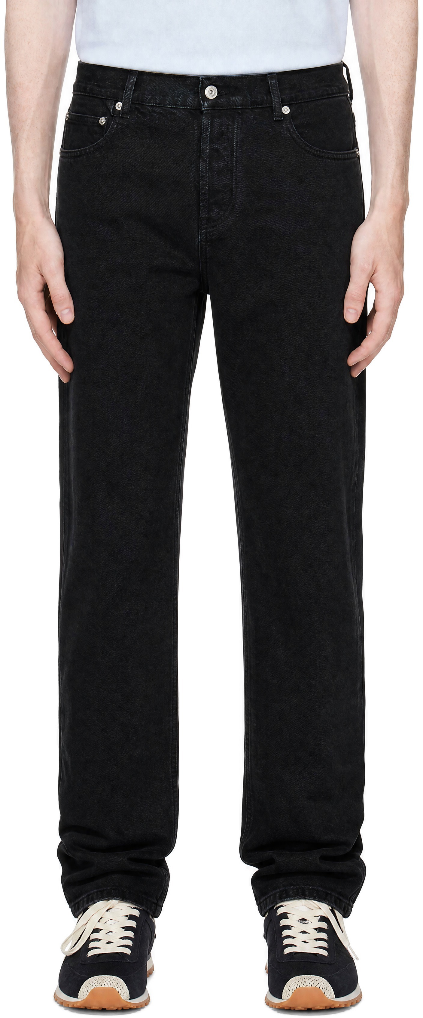 JACQUEMUS - Jean ample de-Nîmes noir en denim