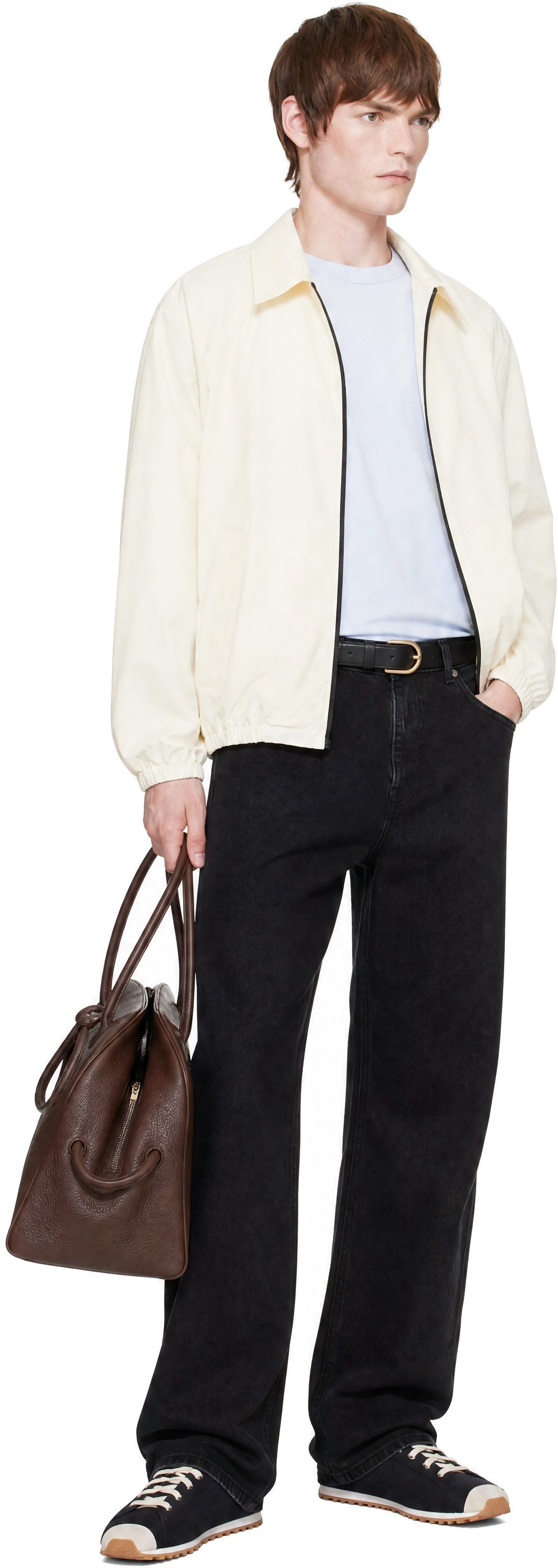 JACQUEMUS - Jean ample de-Nîmes noir en denim