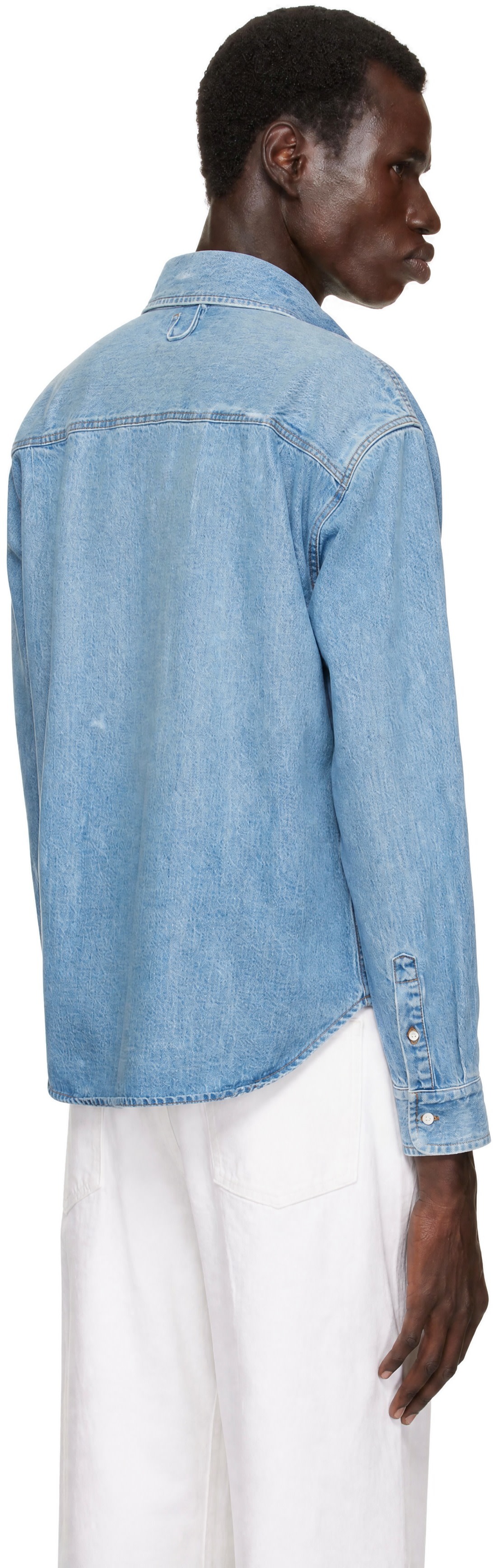 JACQUEMUS - Blue 'The Simon Denim' Shirt