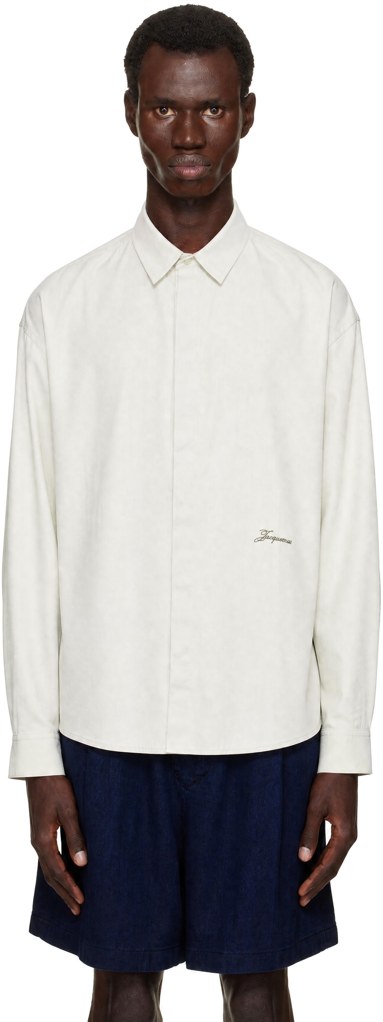 JACQUEMUS - Chemise Simon kaki