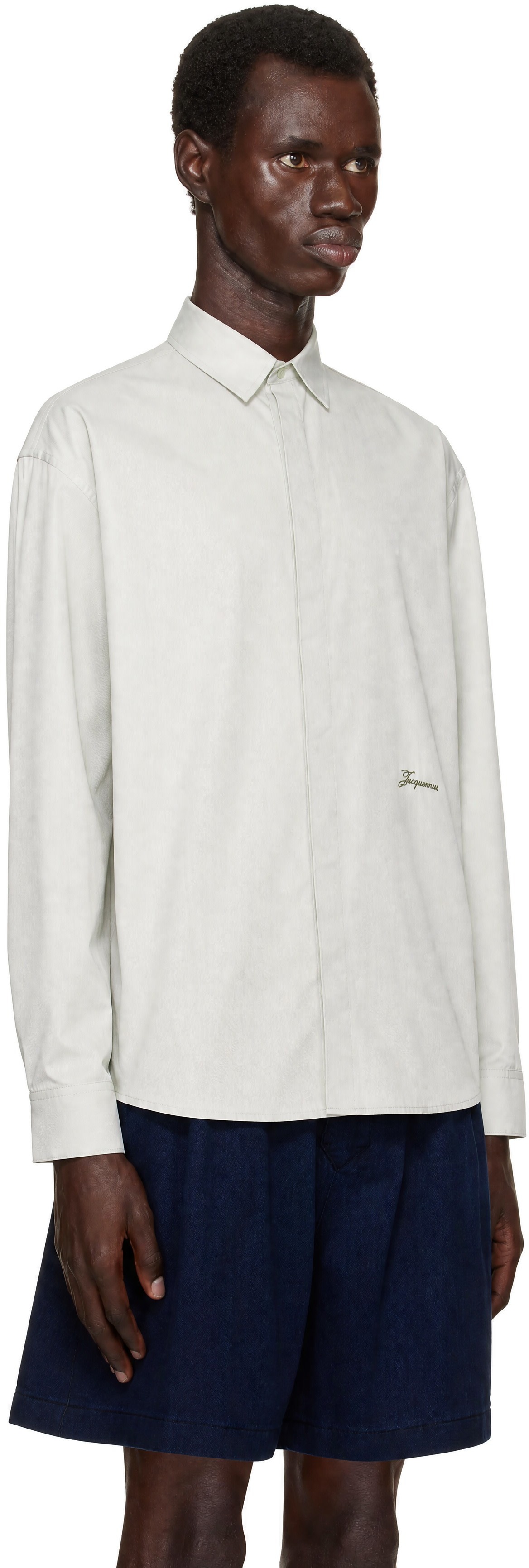 JACQUEMUS - Khaki 'The Simon' Shirt