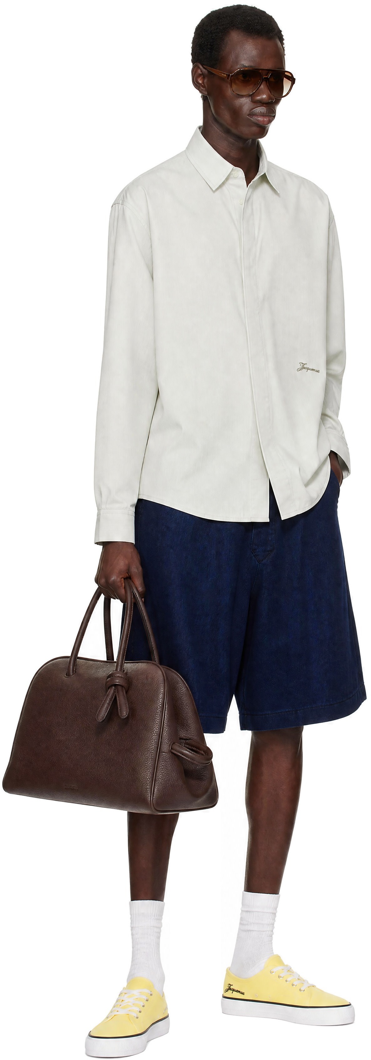 JACQUEMUS - Khaki 'The Simon' Shirt