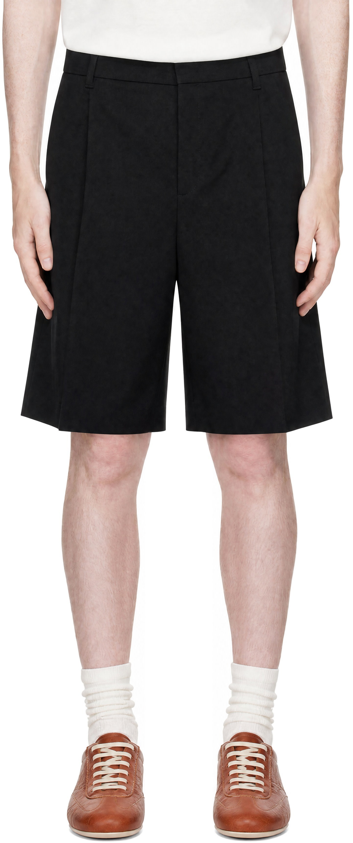 JACQUEMUS - Black 'The Ovalu' Shorts