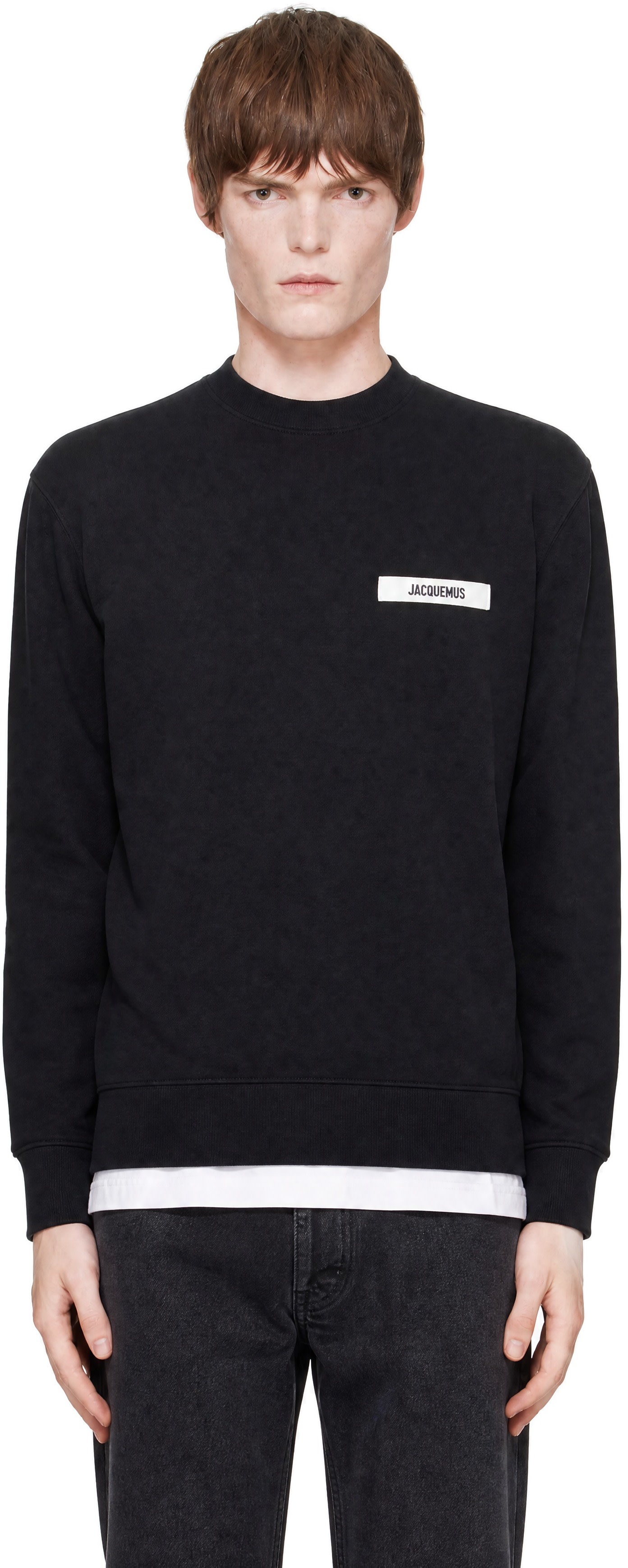 JACQUEMUS - Black 'The Gros Grain' Sweatshirt