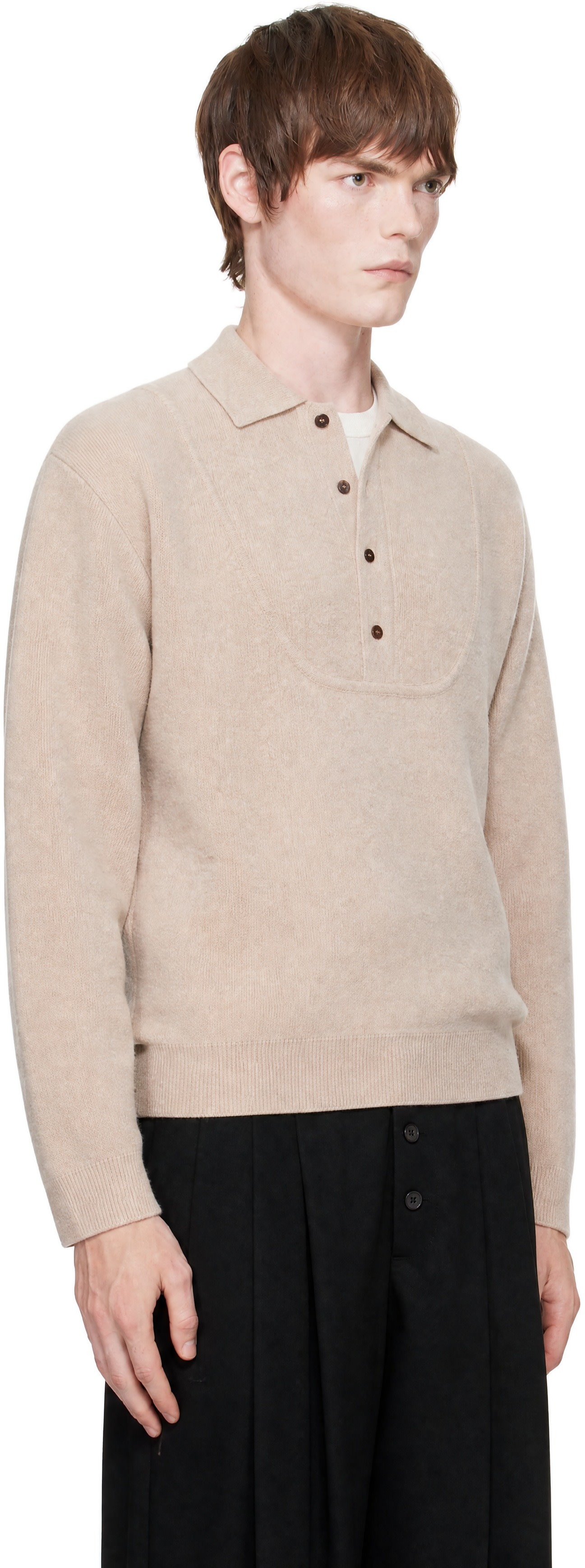JACQUEMUS - Beige 'The Pallone' Polo