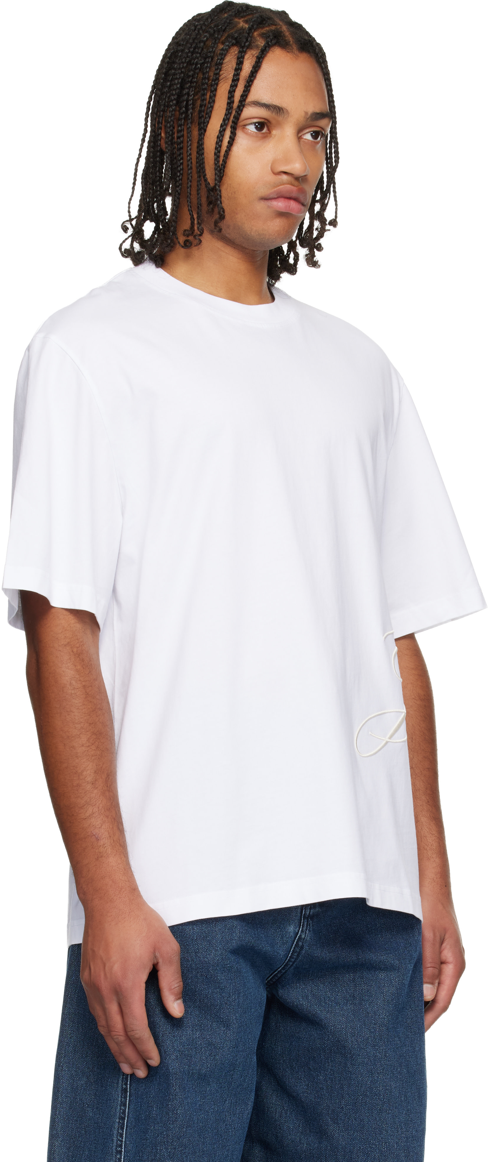 JACQUEMUS - T-shirt J MC blanc
