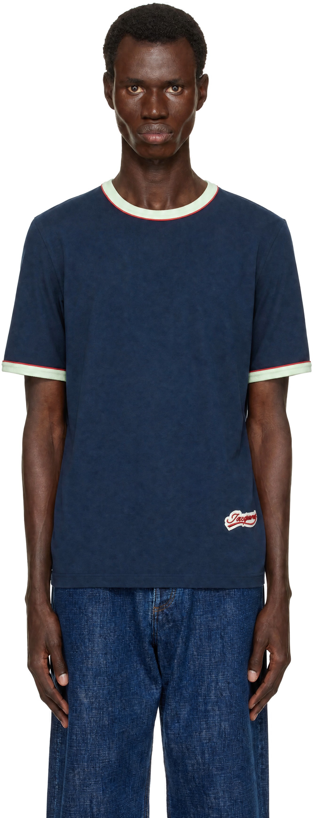 JACQUEMUS - Navy 'The Gio' T-shirt