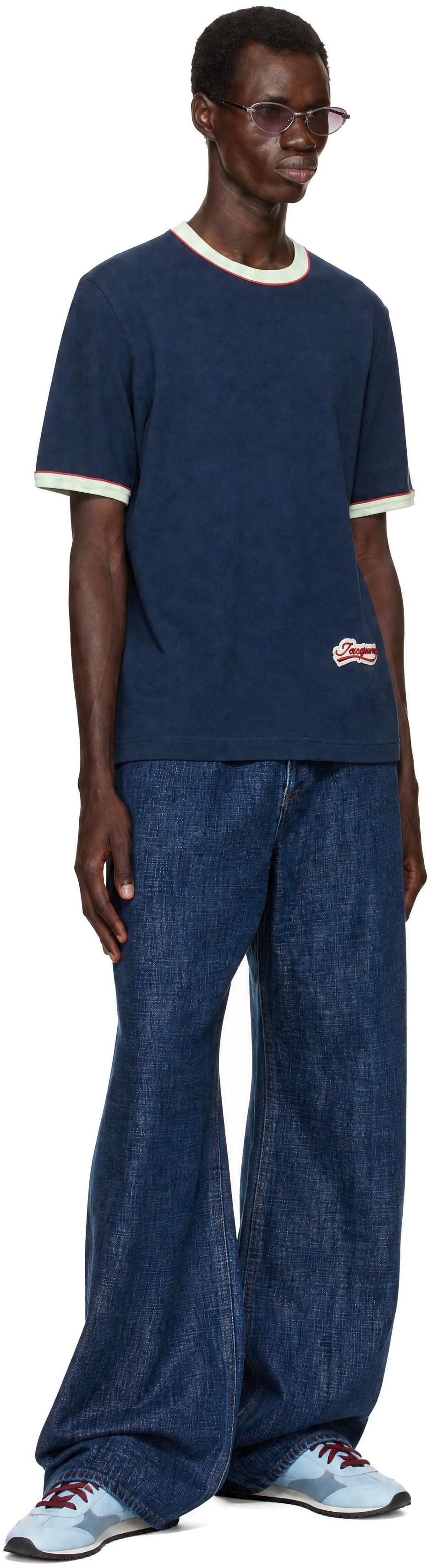 JACQUEMUS - Navy 'The Gio' T-shirt