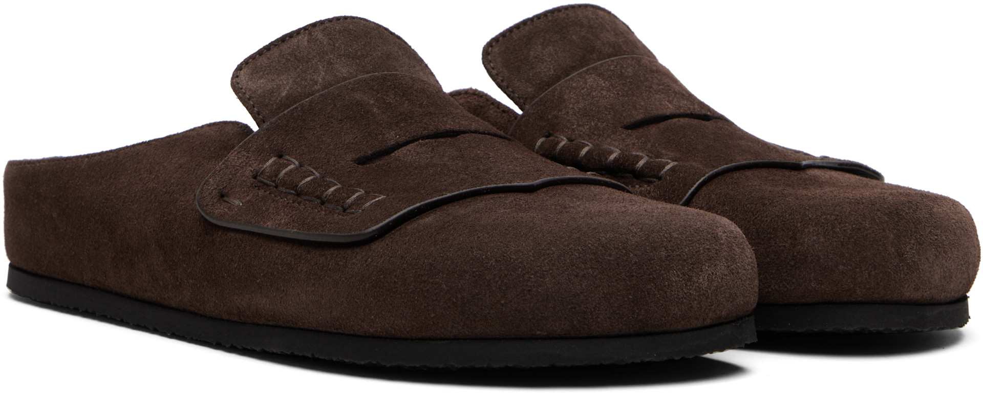 JACQUEMUS - Flâneurs de style mule bruns