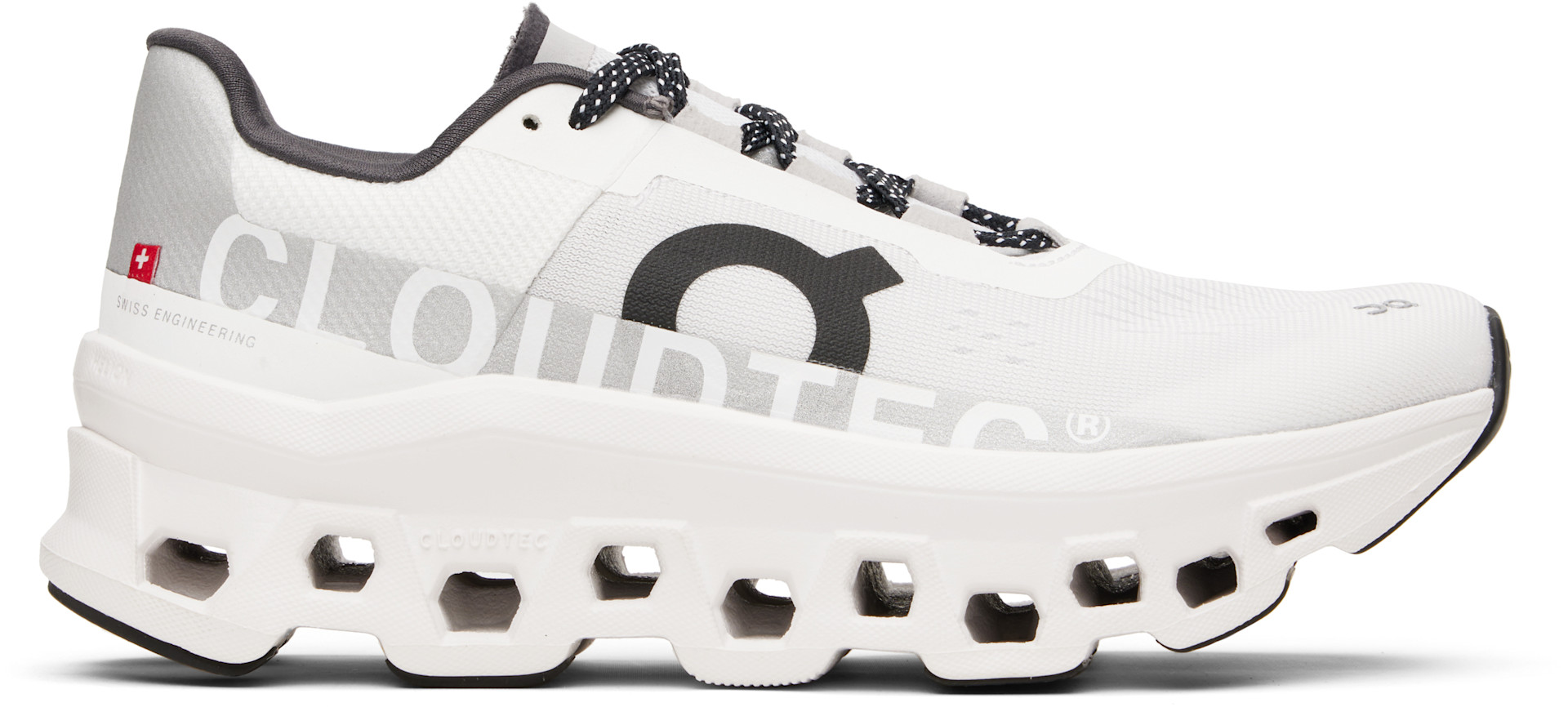 On - White Cloudmonster Sneakers