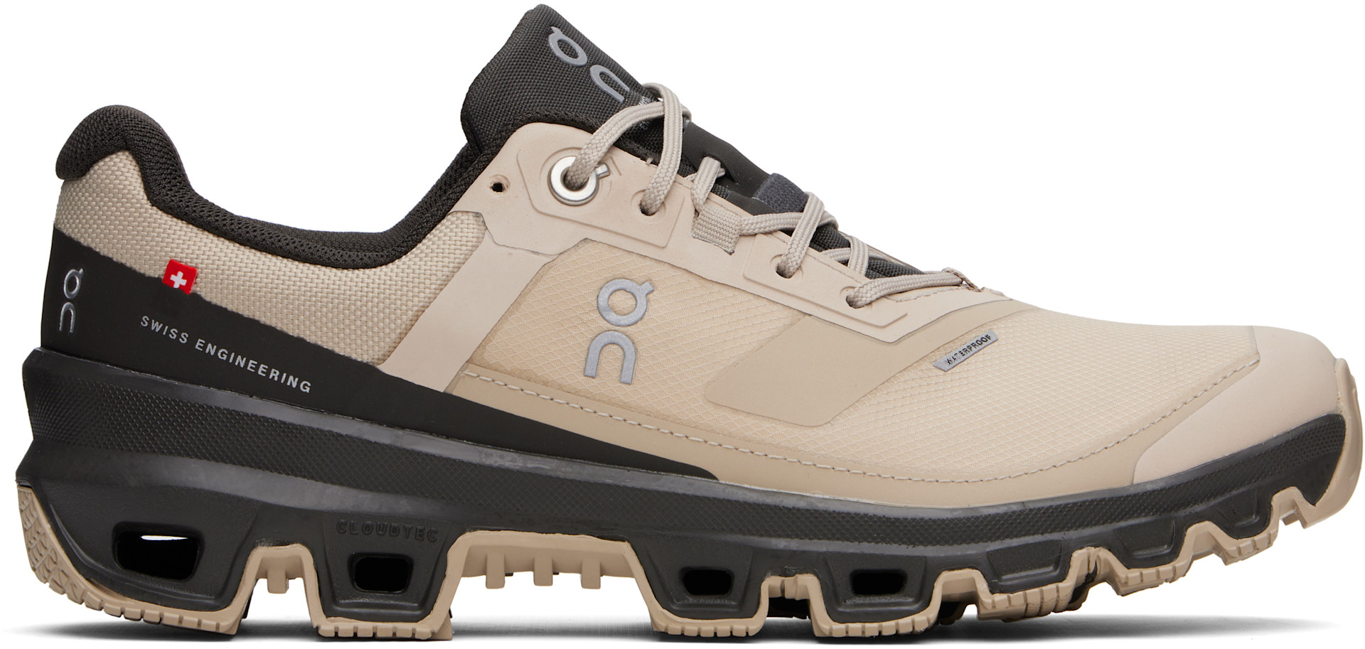 On - Baskets imperméables Cloudventure DNA beiges