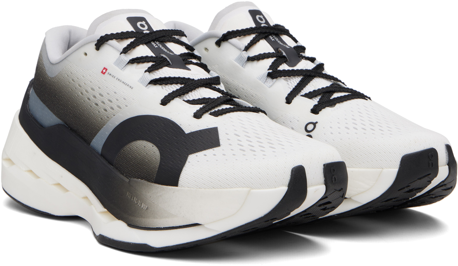 On: White & Black Cloudboom Max Sneakers | SSENSE