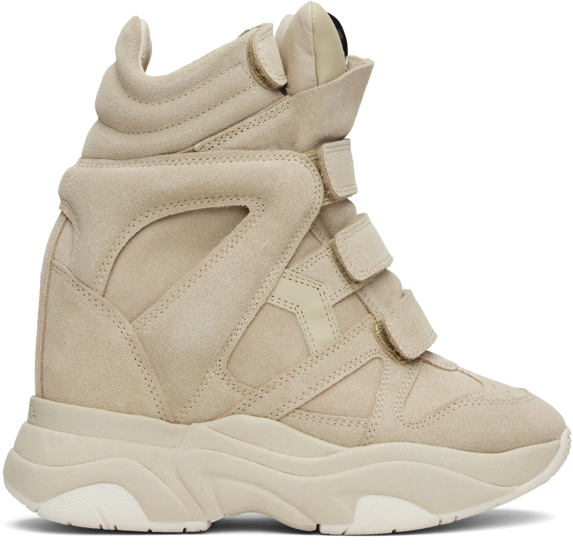 Isabel Marant: Beige Balskee Sneakers | SSENSE