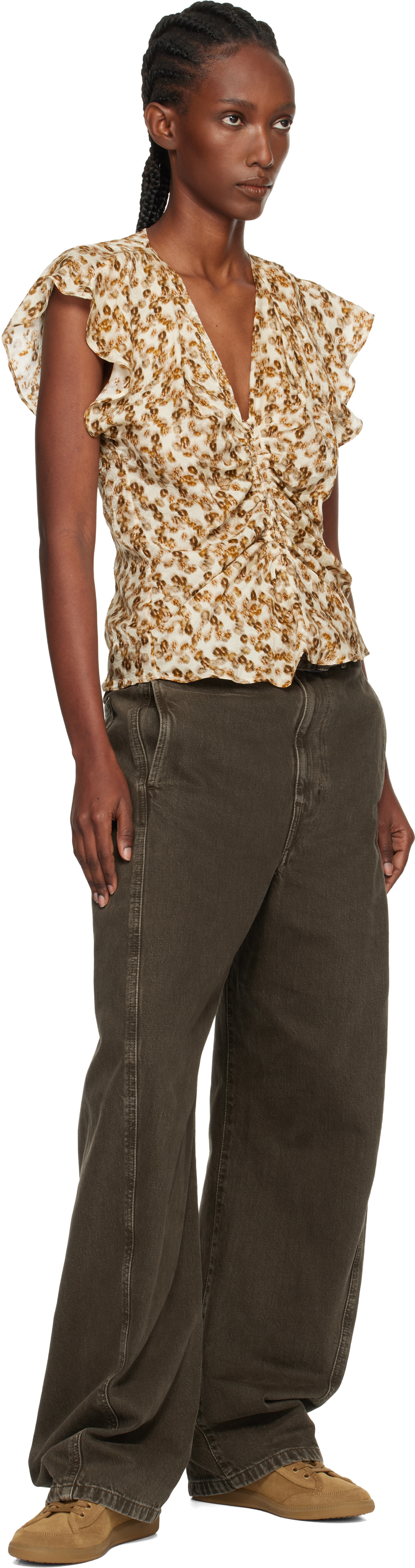 Isabel Marant - Baskets Klyce brun clair