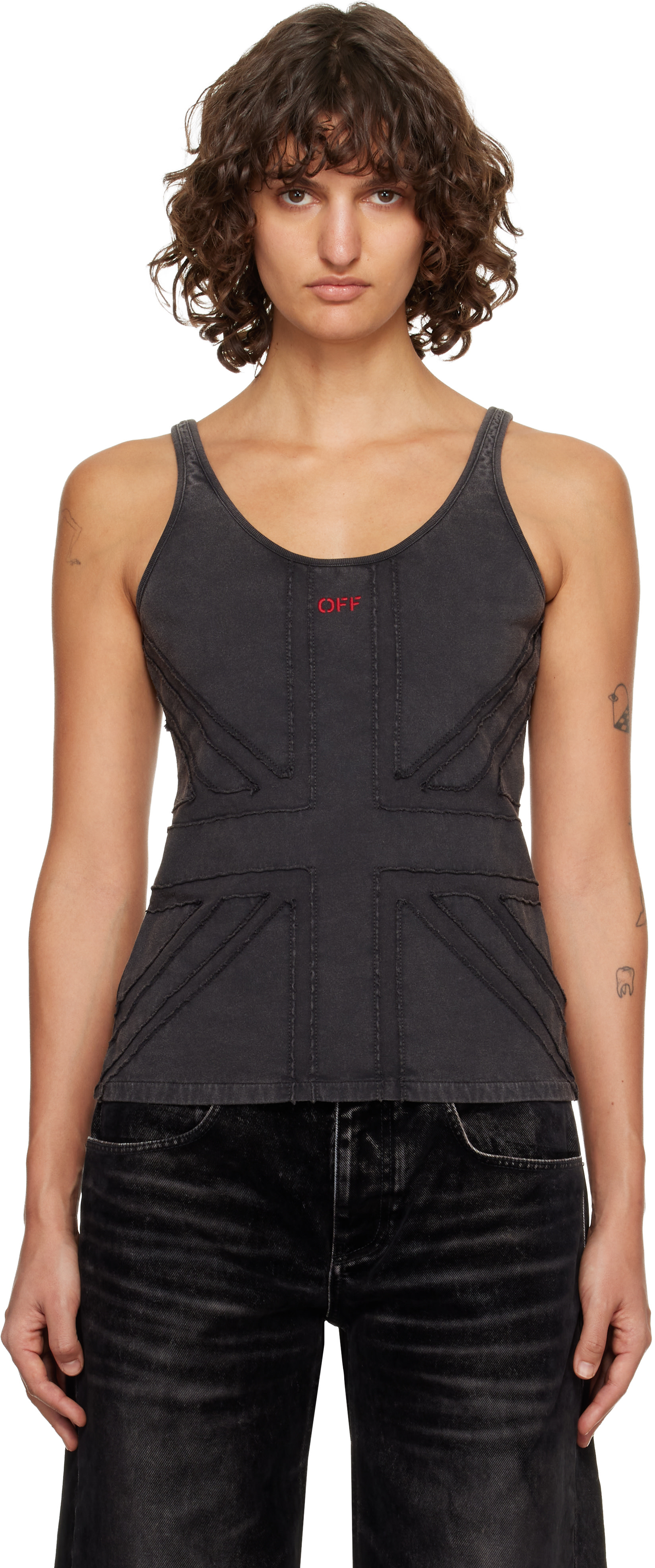 Off-White - Débardeur UK gris