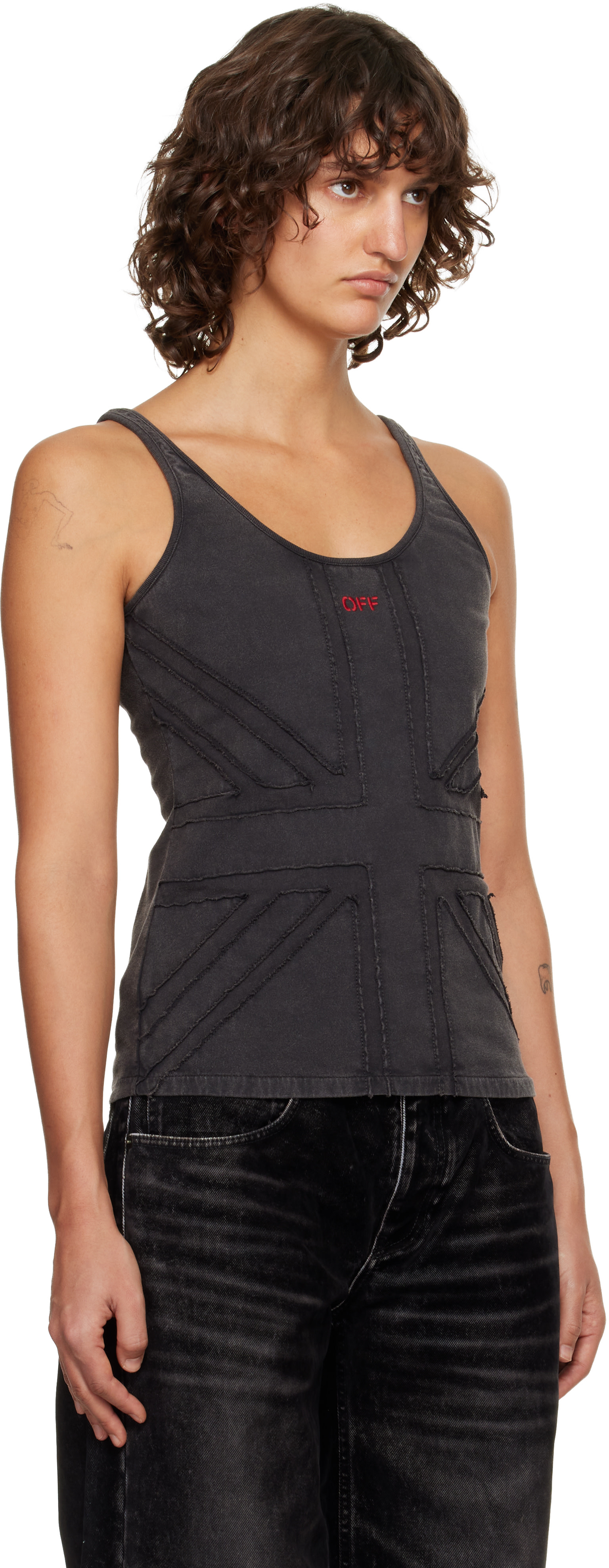 Off-White - Débardeur UK gris