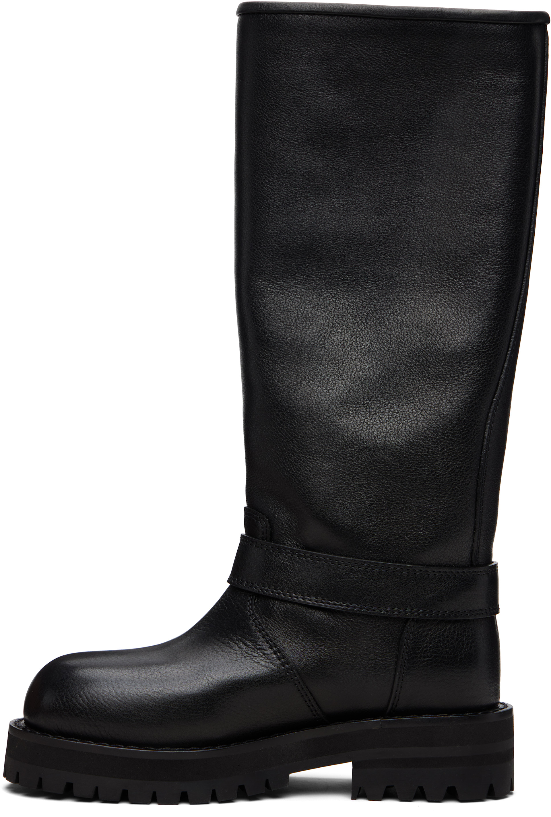 Off-White - Gray Off Track Tall Boots