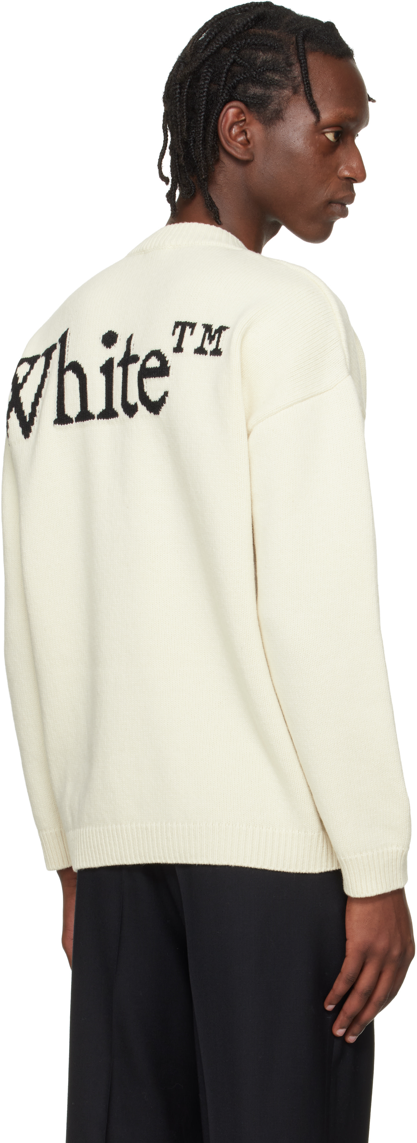 Off-White - オフホワイト Bookish Knit クルーネックセーター